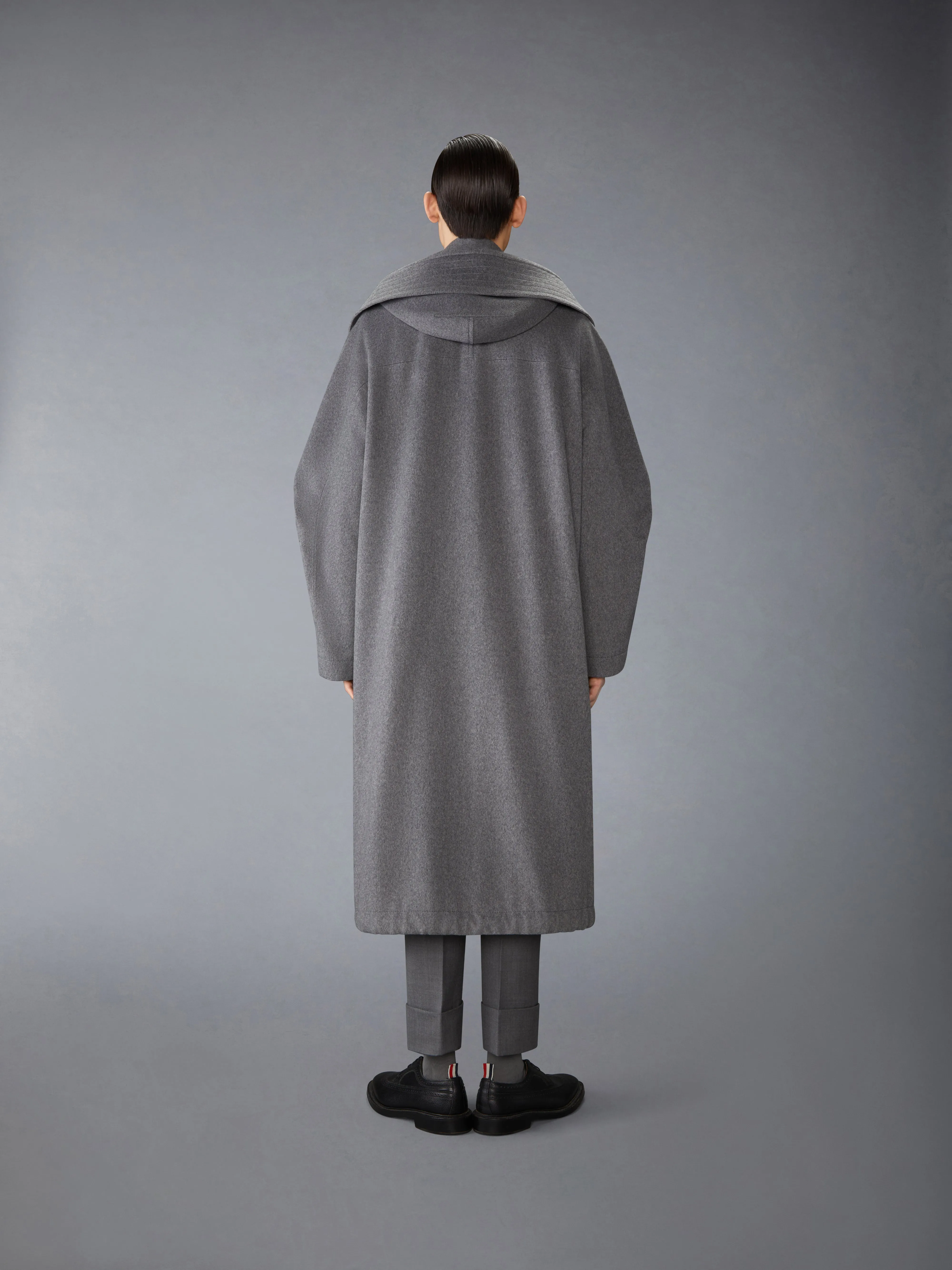 CASHMERE WATERPROOF HOODED PARKA sold by Thom Browne product image thumbnail 3