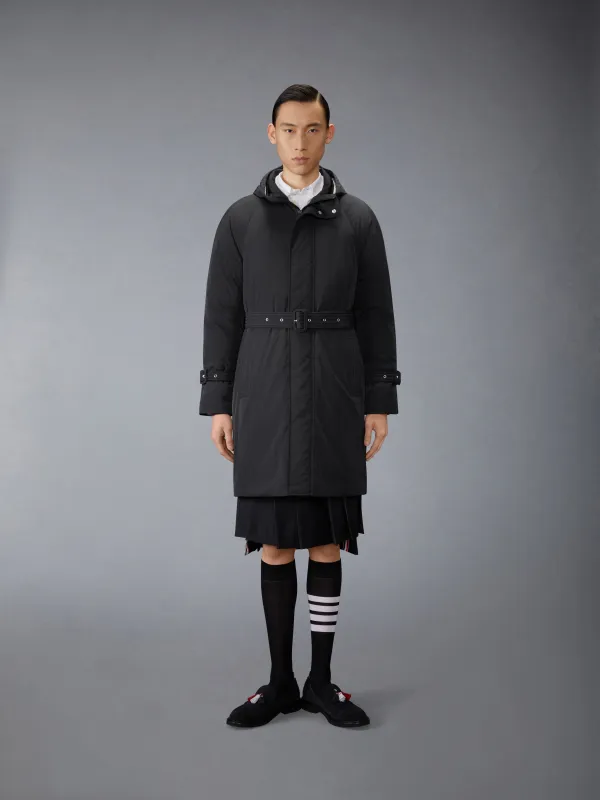 POLY TWILL 4-BAR DOWN FILLED PARKA made by Thom Browne