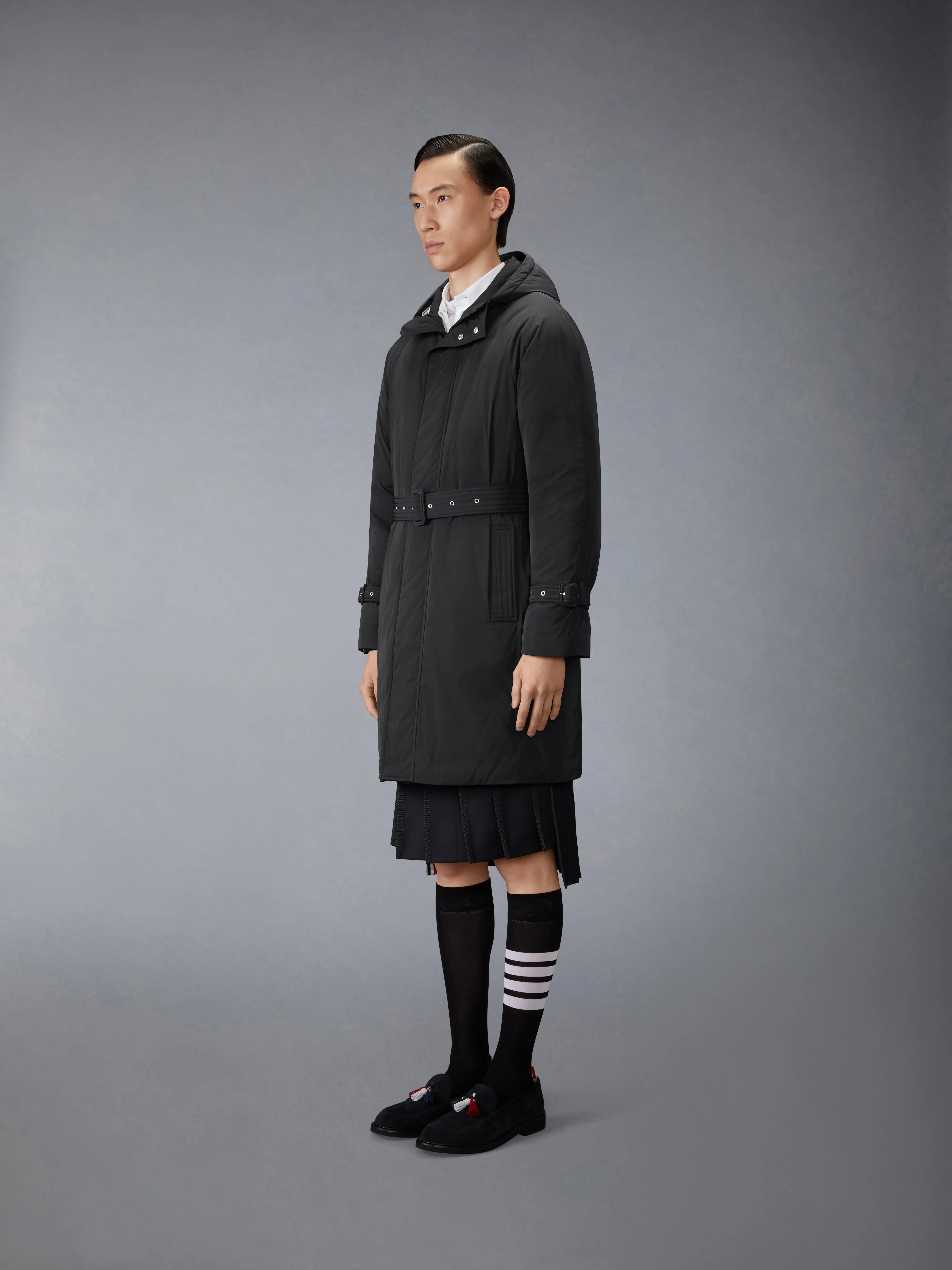 POLY TWILL 4-BAR DOWN FILLED PARKA sold by Thom Browne product image thumbnail 4