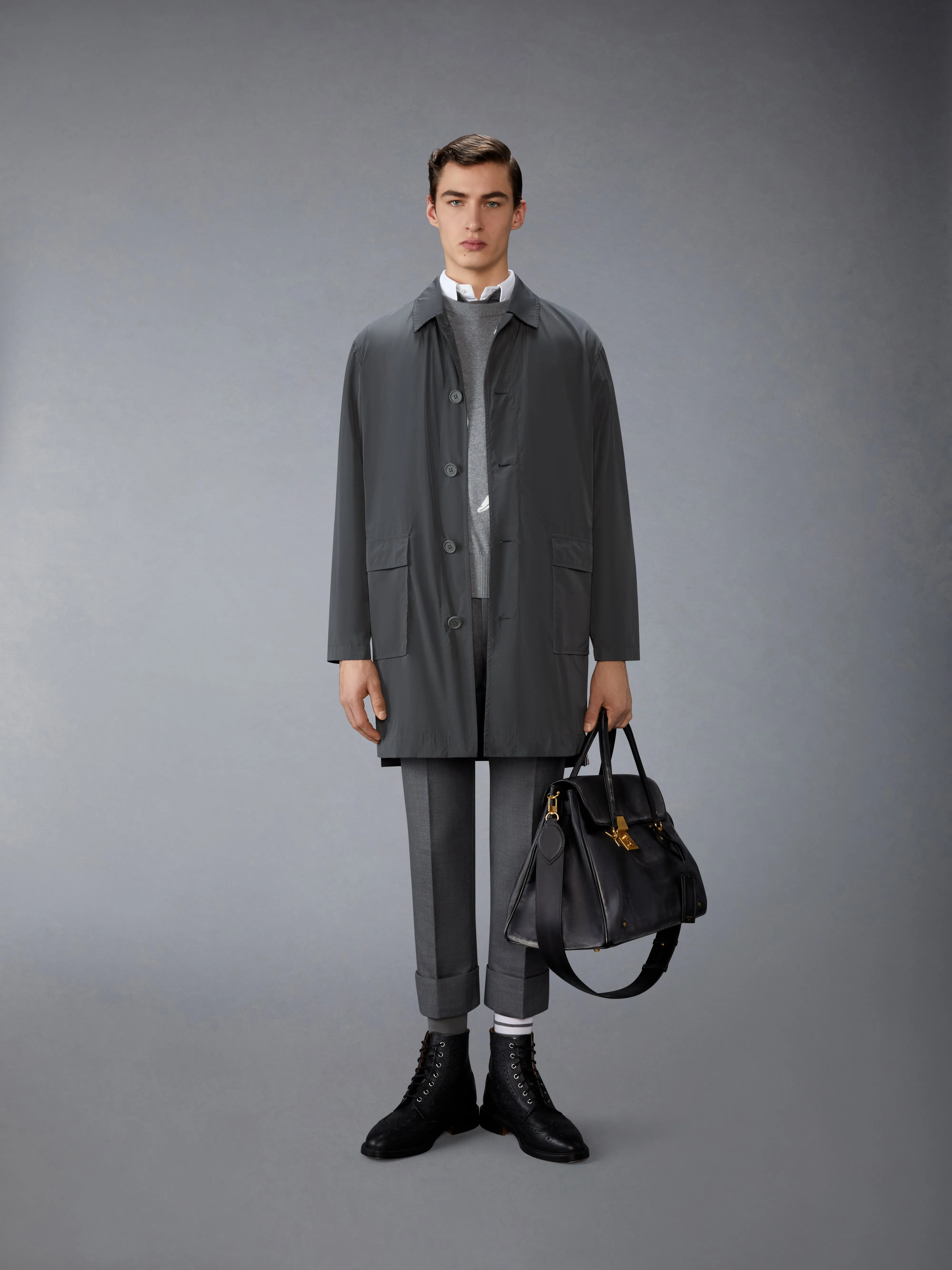 MEMORY TECH PACKABLE SMOCK sold by Thom Browne product image thumbnail 4