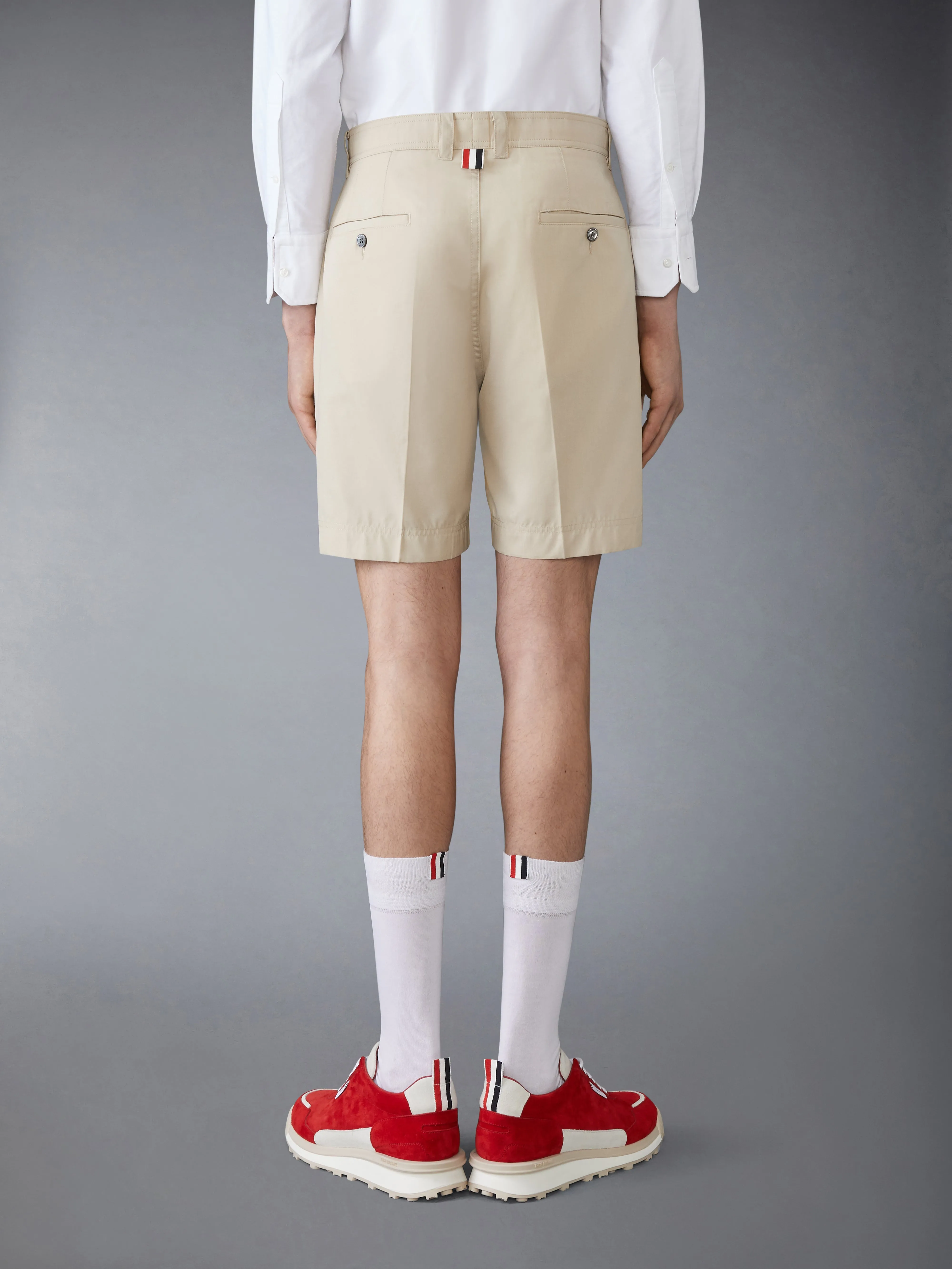 TYPEWRITER CLOTH UTILITY CHINO SHORTS sold by Thom Browne product image thumbnail 2