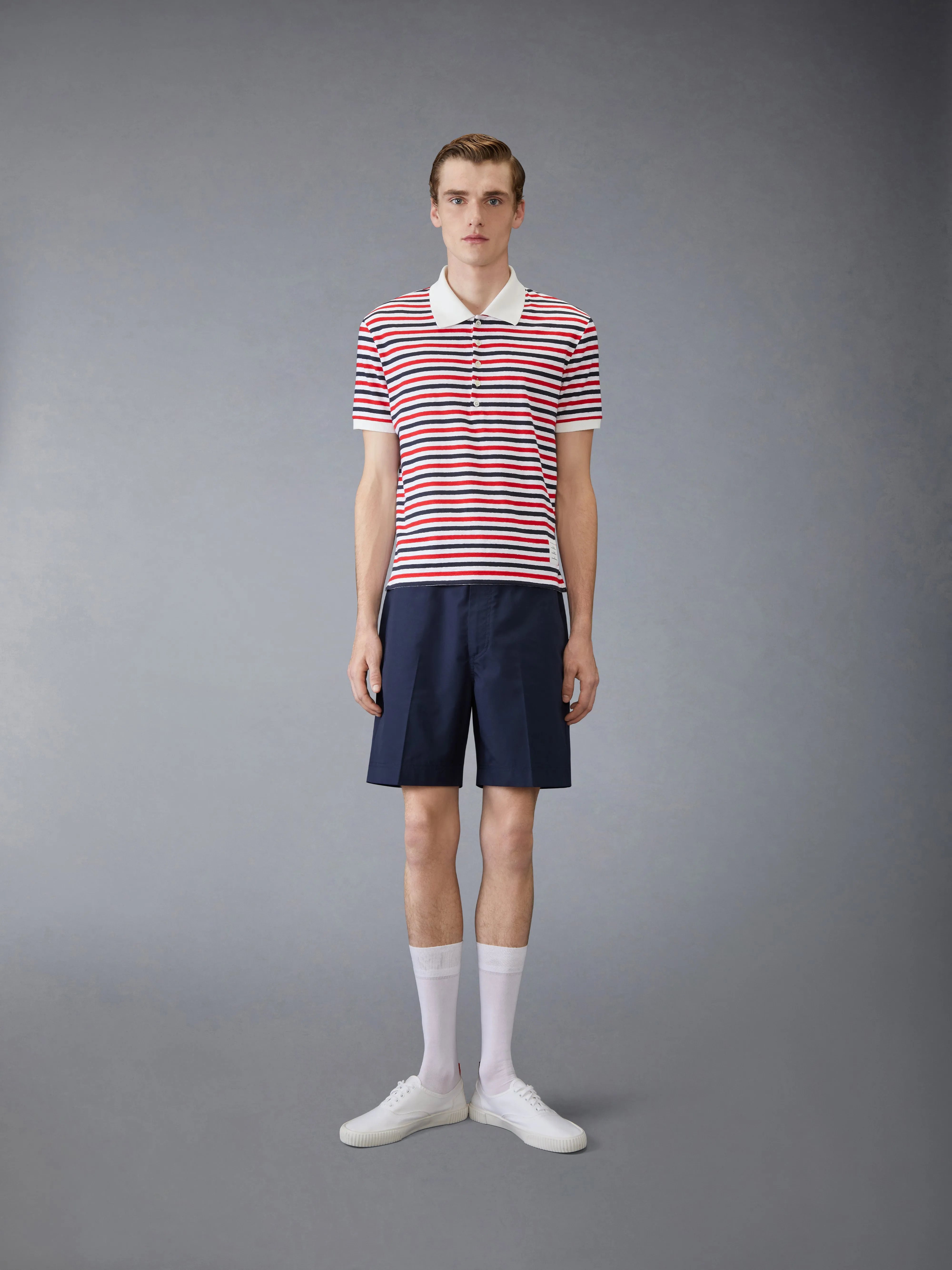 TYPEWRITER CLOTH UTILITY CHINO SHORTS sold by Thom Browne product image thumbnail 3