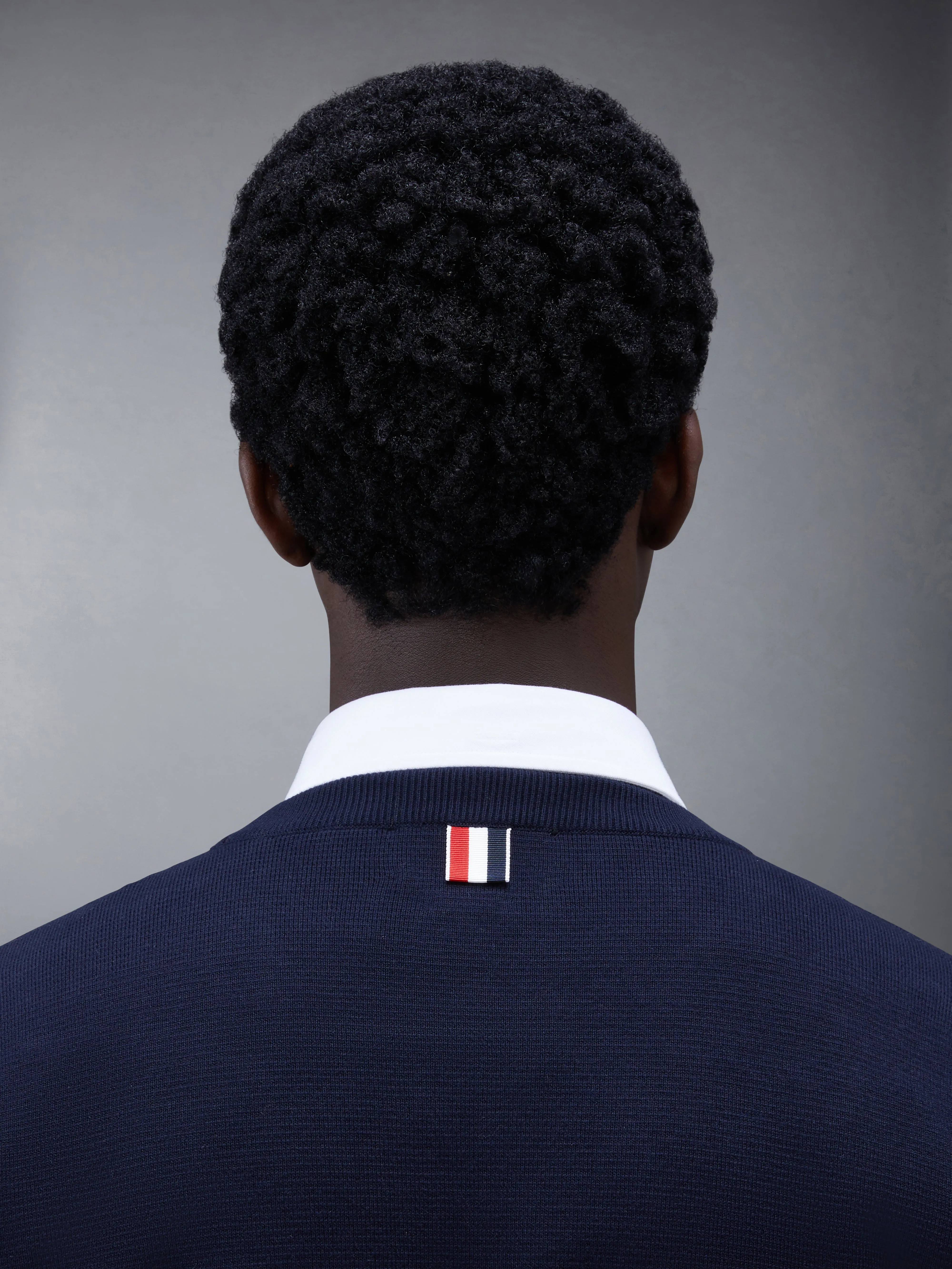 COTTON CREPE 4-BAR MILANO STITCH PULLOVER sold by Thom Browne product image thumbnail 5