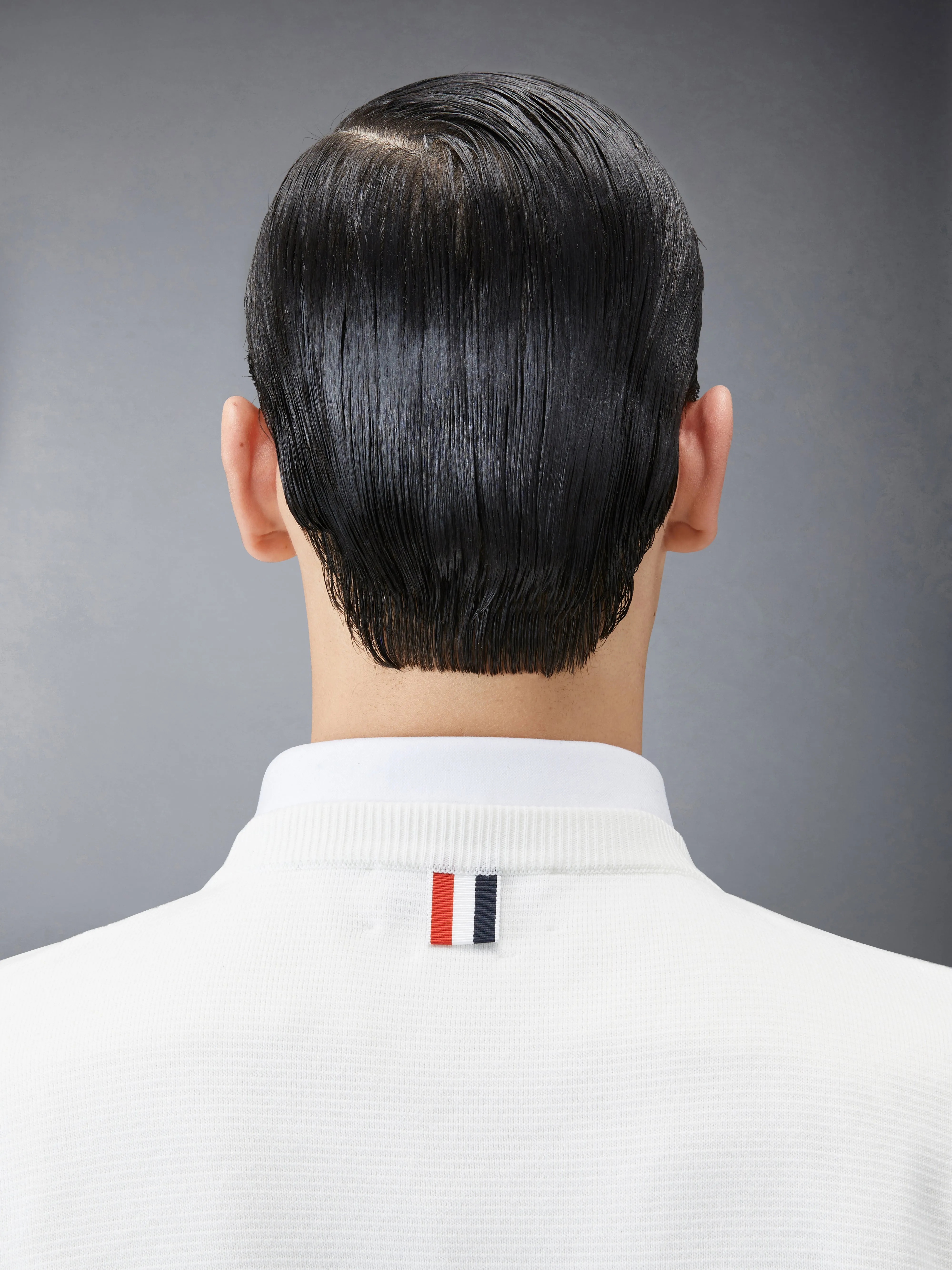 COTTON CREPE 4-BAR MILANO STITCH PULLOVER sold by Thom Browne product image thumbnail 5