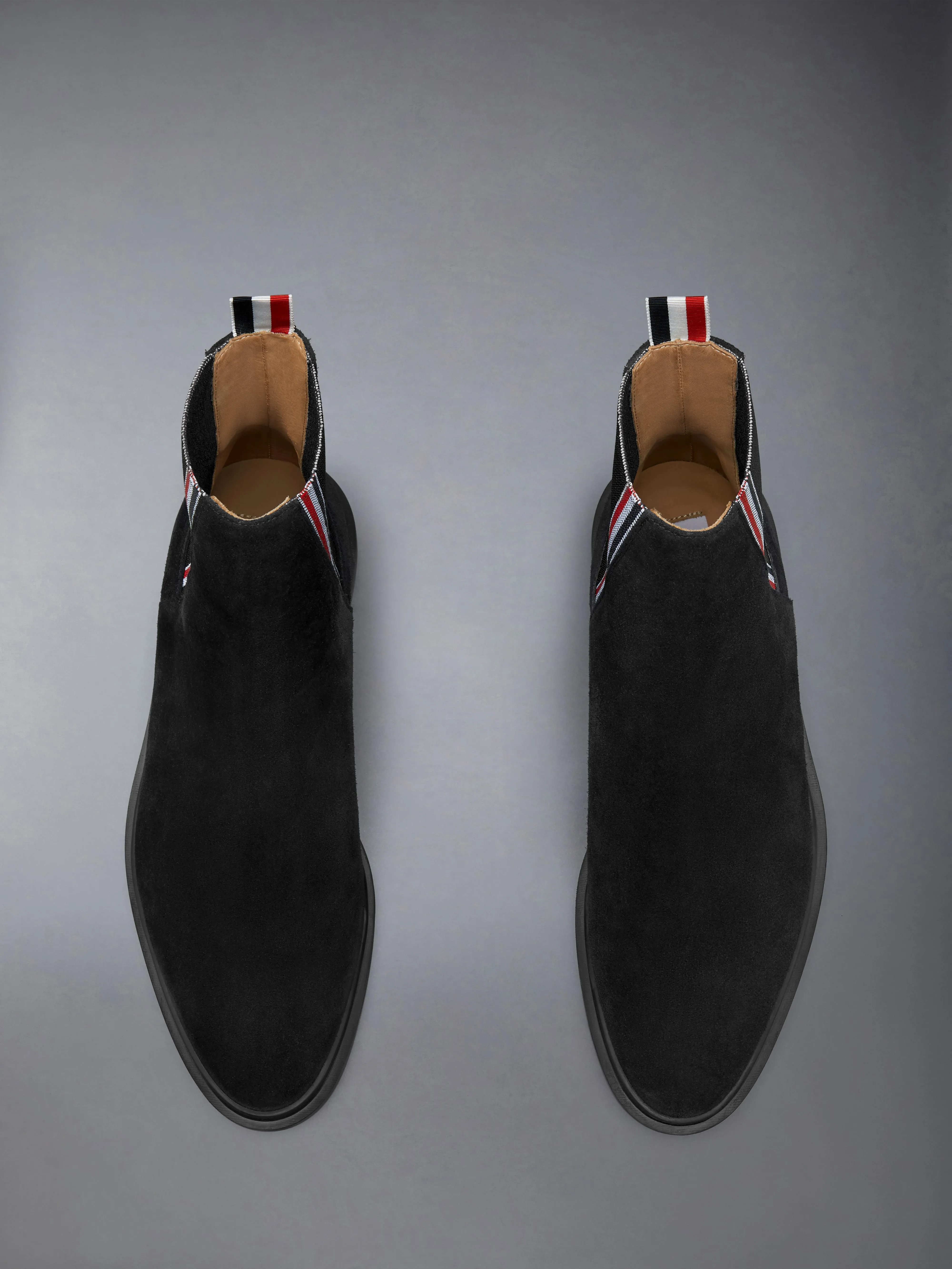 CALF SUEDE RUBBER SOLE RWB CHELSEA BOOT sold by Thom Browne product image thumbnail 5