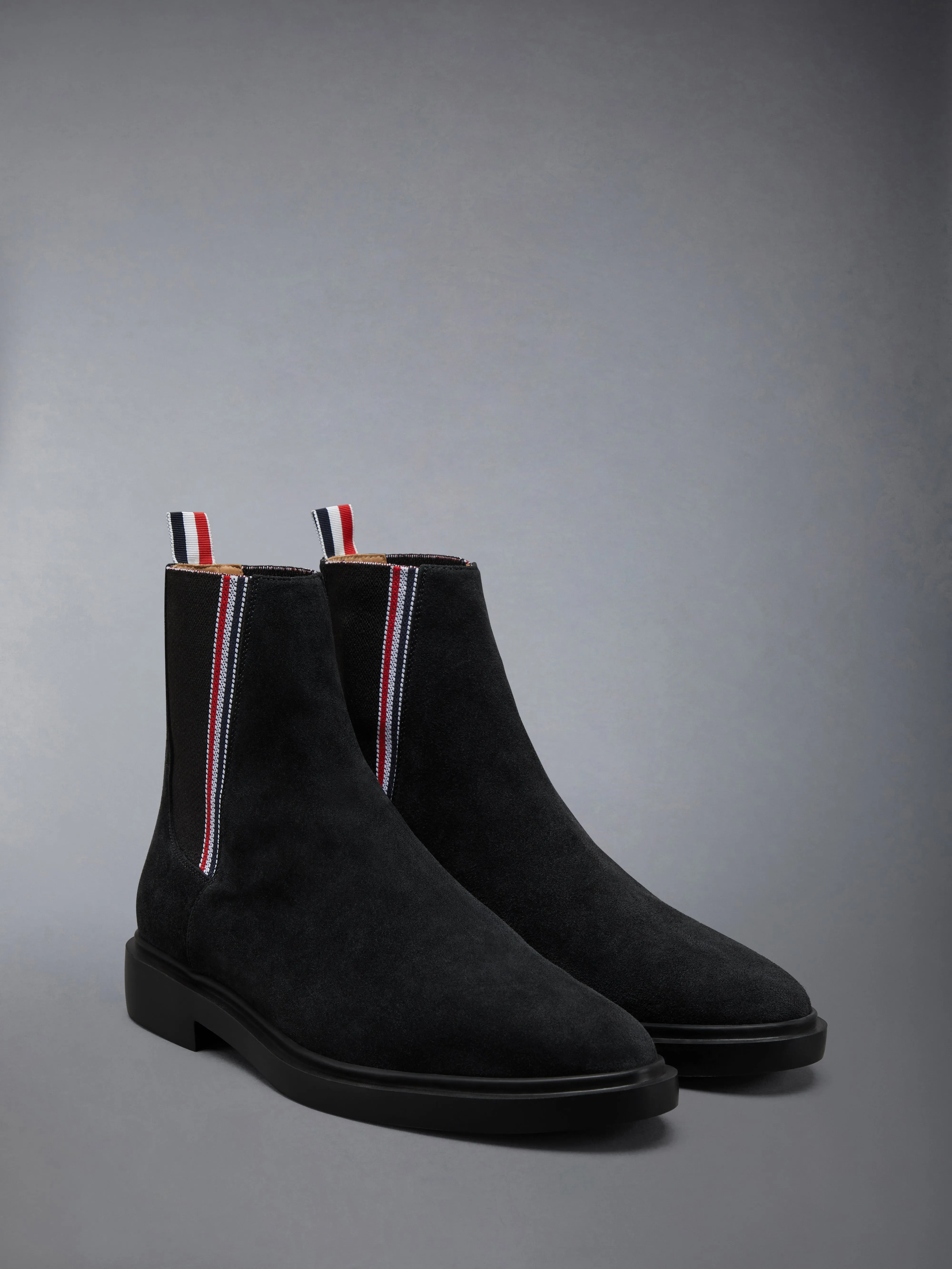 CALF SUEDE RUBBER SOLE RWB CHELSEA BOOT sold by Thom Browne product image thumbnail 2
