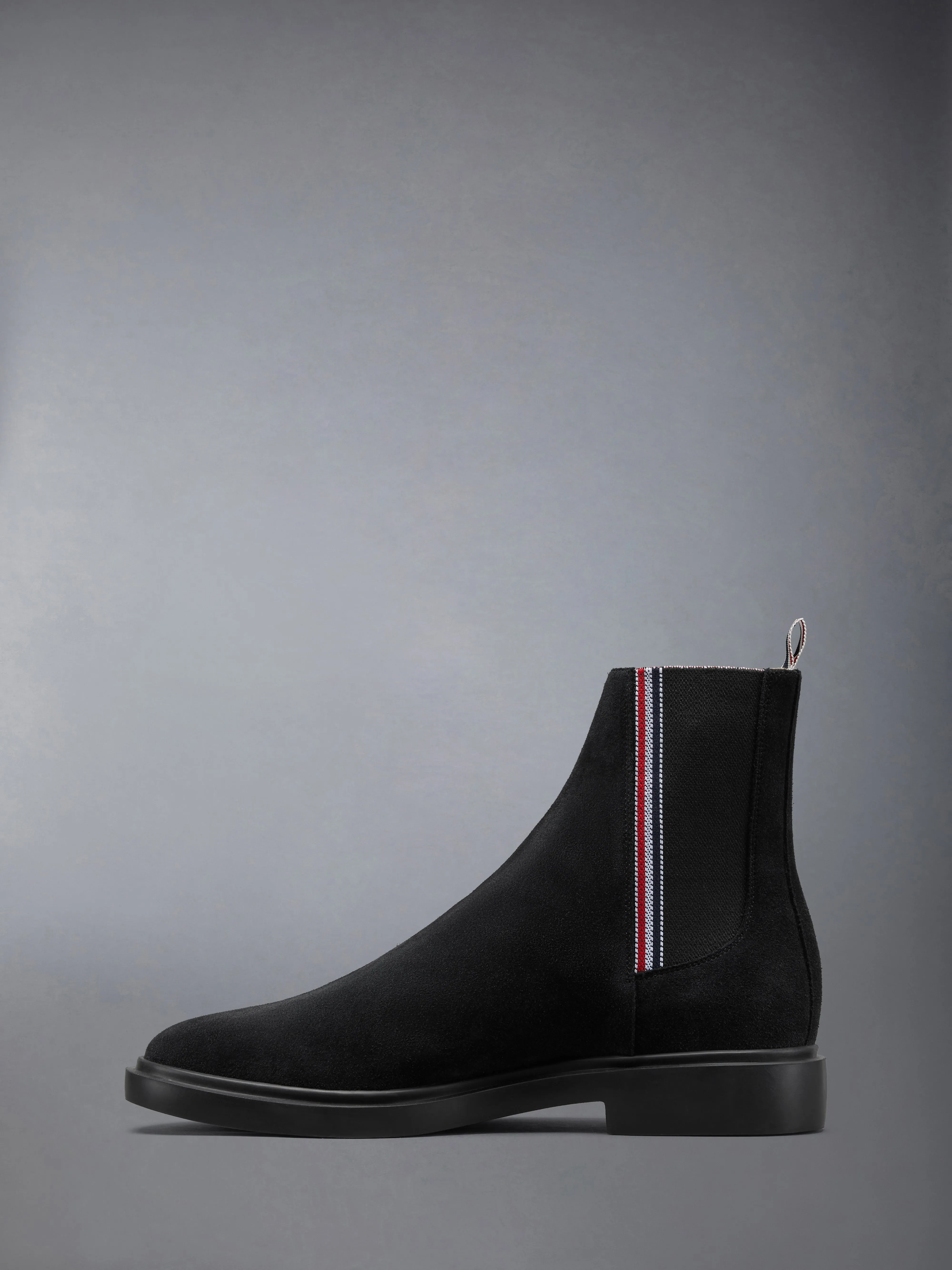 CALF SUEDE RUBBER SOLE RWB CHELSEA BOOT sold by Thom Browne product image thumbnail 3