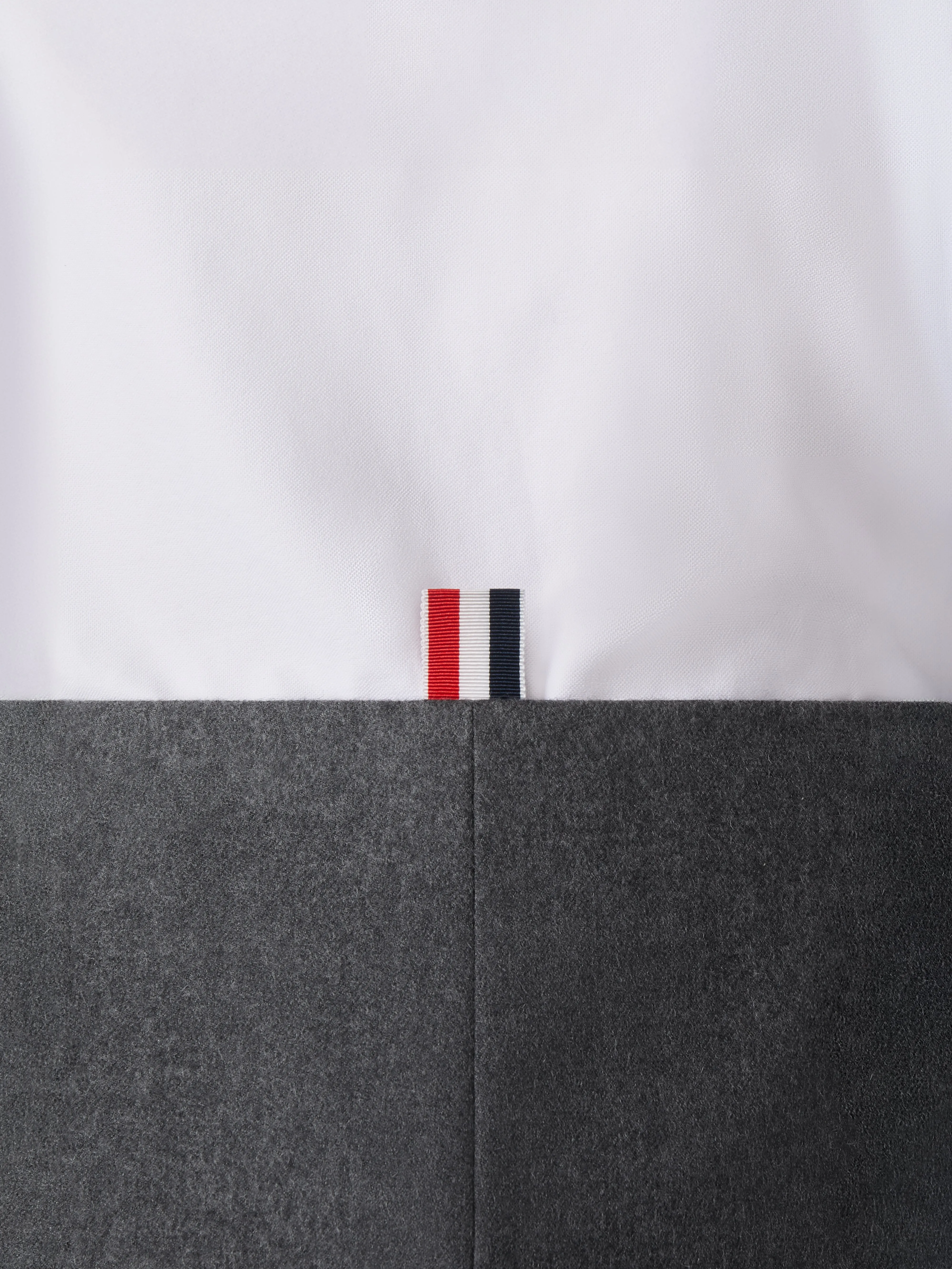 SOLID WOOL FLANNEL PENCIL SKIRT sold by Thom Browne product image thumbnail 5