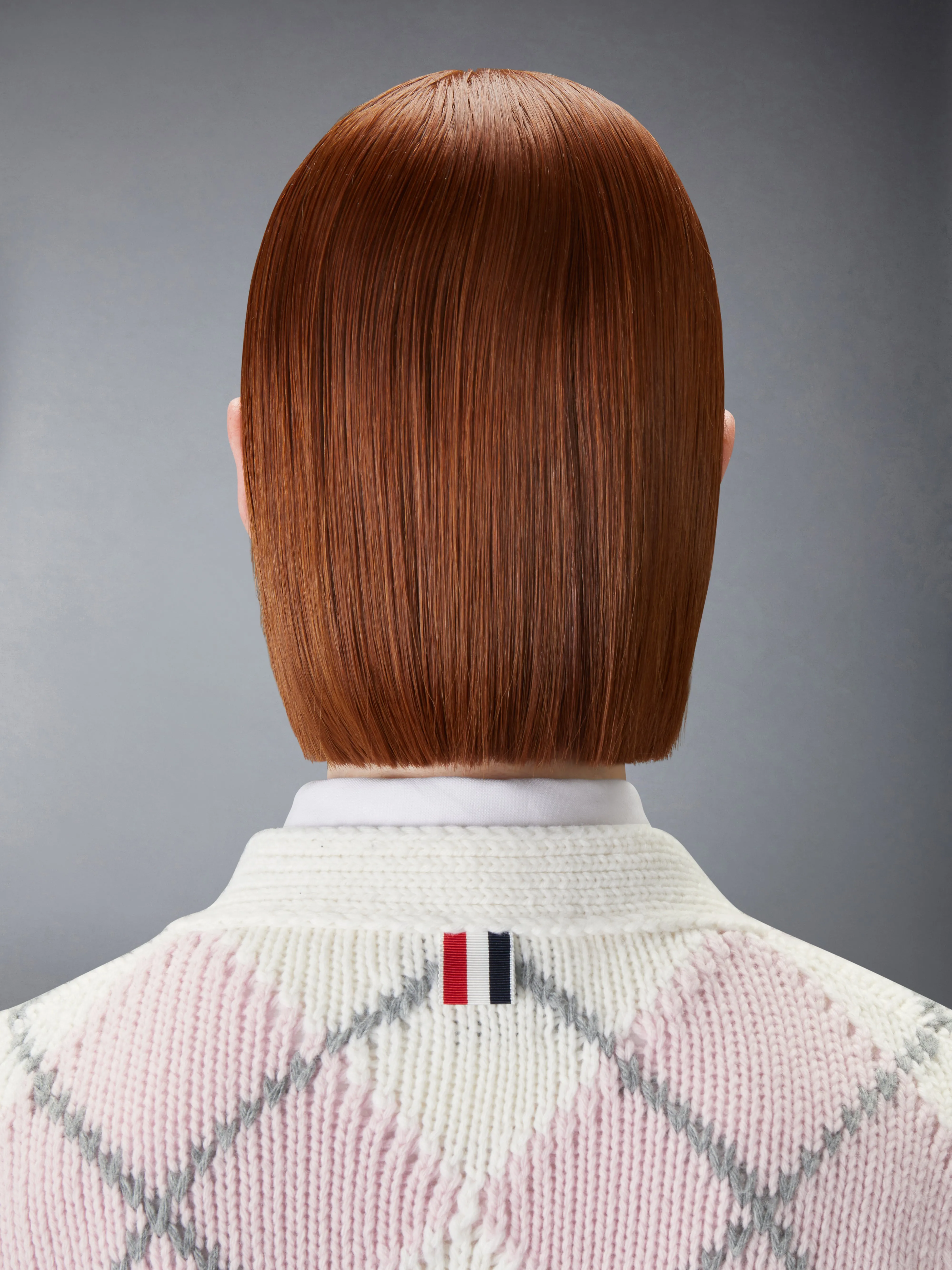 ARGYLE INTARSIA MERINO WOOL SHRUNKEN CARDIGAN sold by Thom Browne product image thumbnail 5