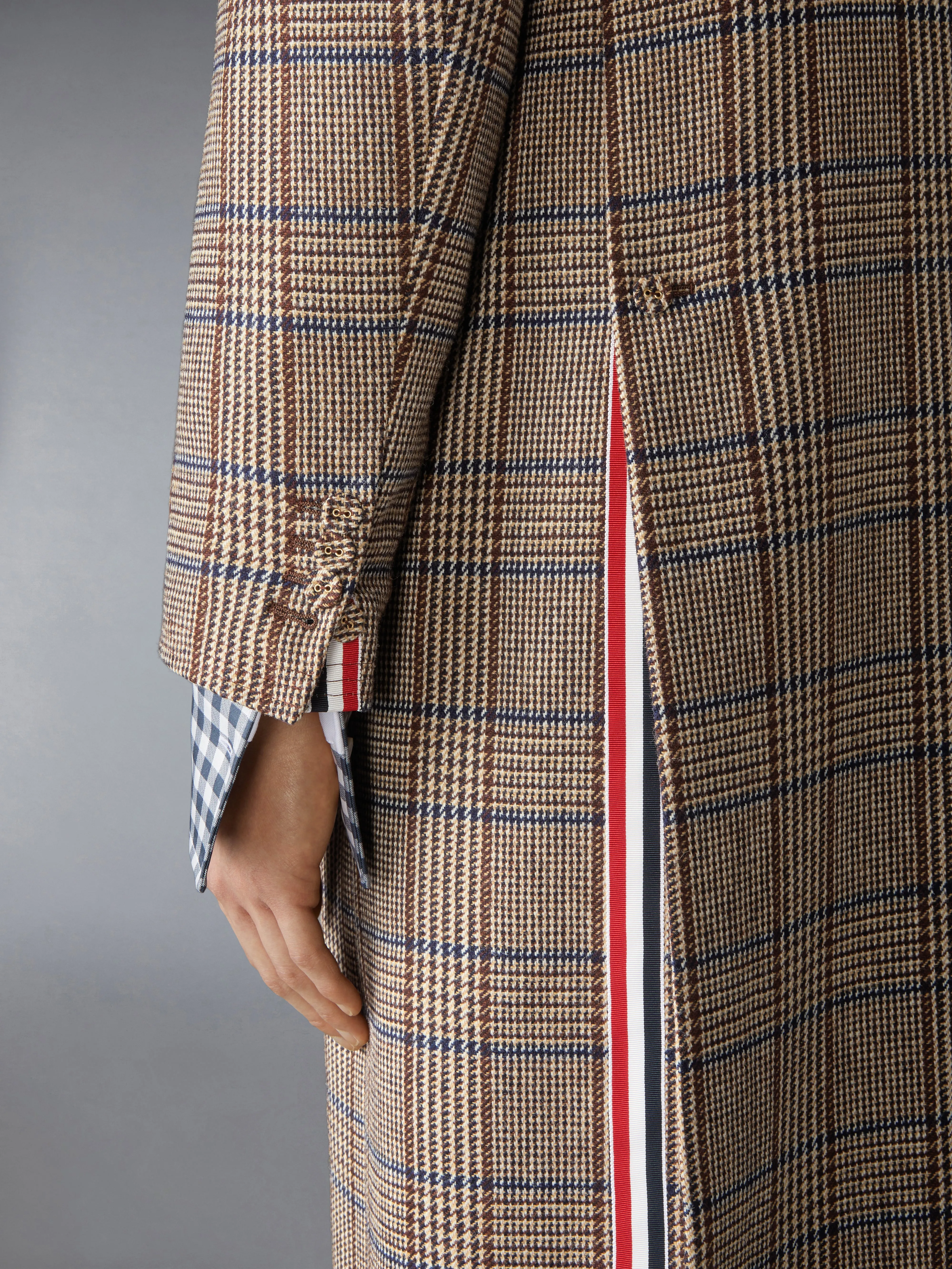 HUNTING TWEED CHESTERFIELD COAT sold by Thom Browne product image thumbnail 5