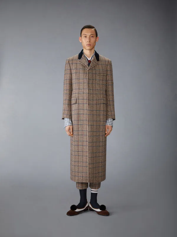HUNTING TWEED CHESTERFIELD COAT sold by Thom Browne