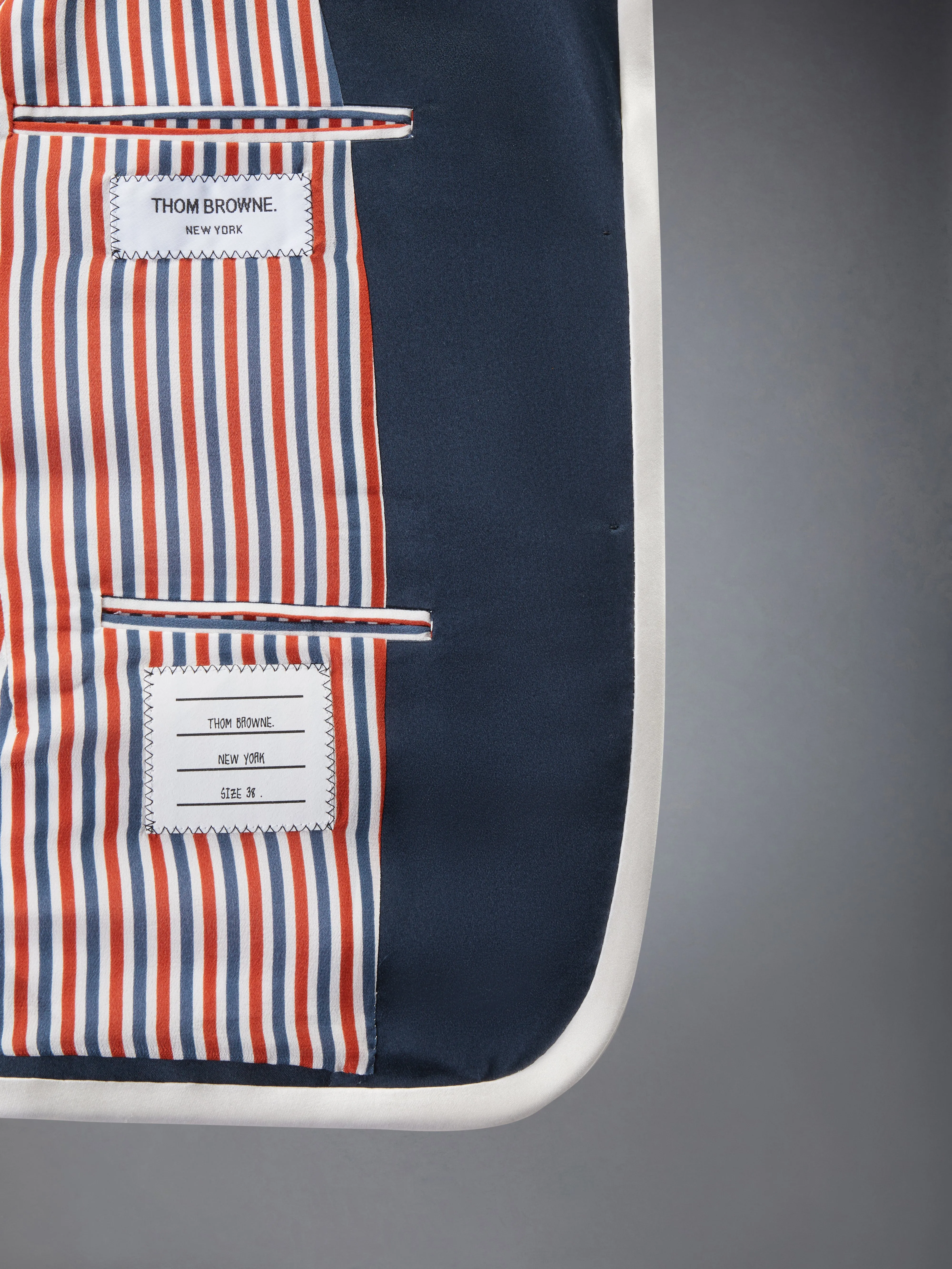 SOLID DOUBLE DUCHESS SPORTCOAT sold by Thom Browne product image thumbnail 4