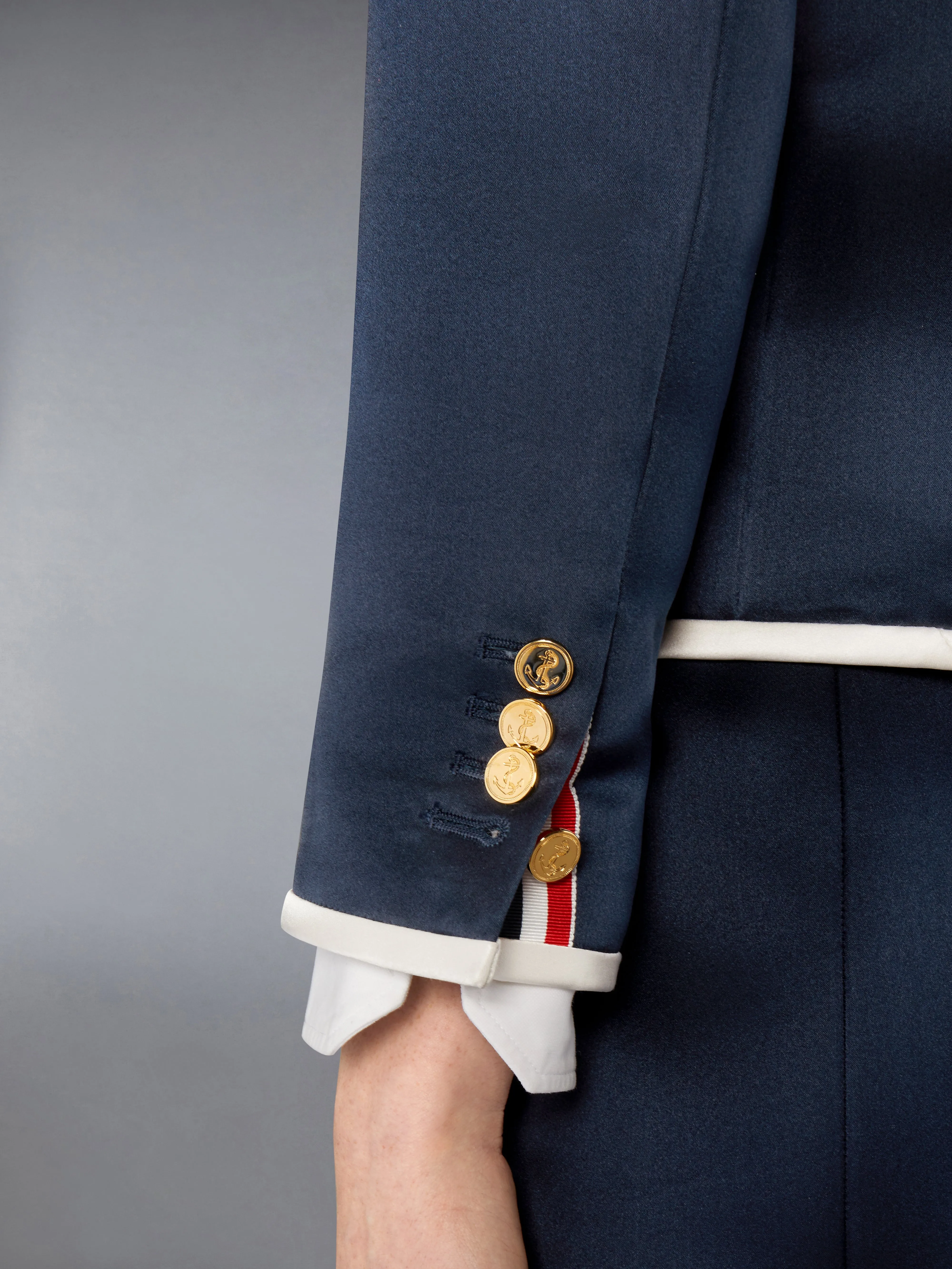 SOLID DOUBLE DUCHESS SPORTCOAT sold by Thom Browne product image thumbnail 5