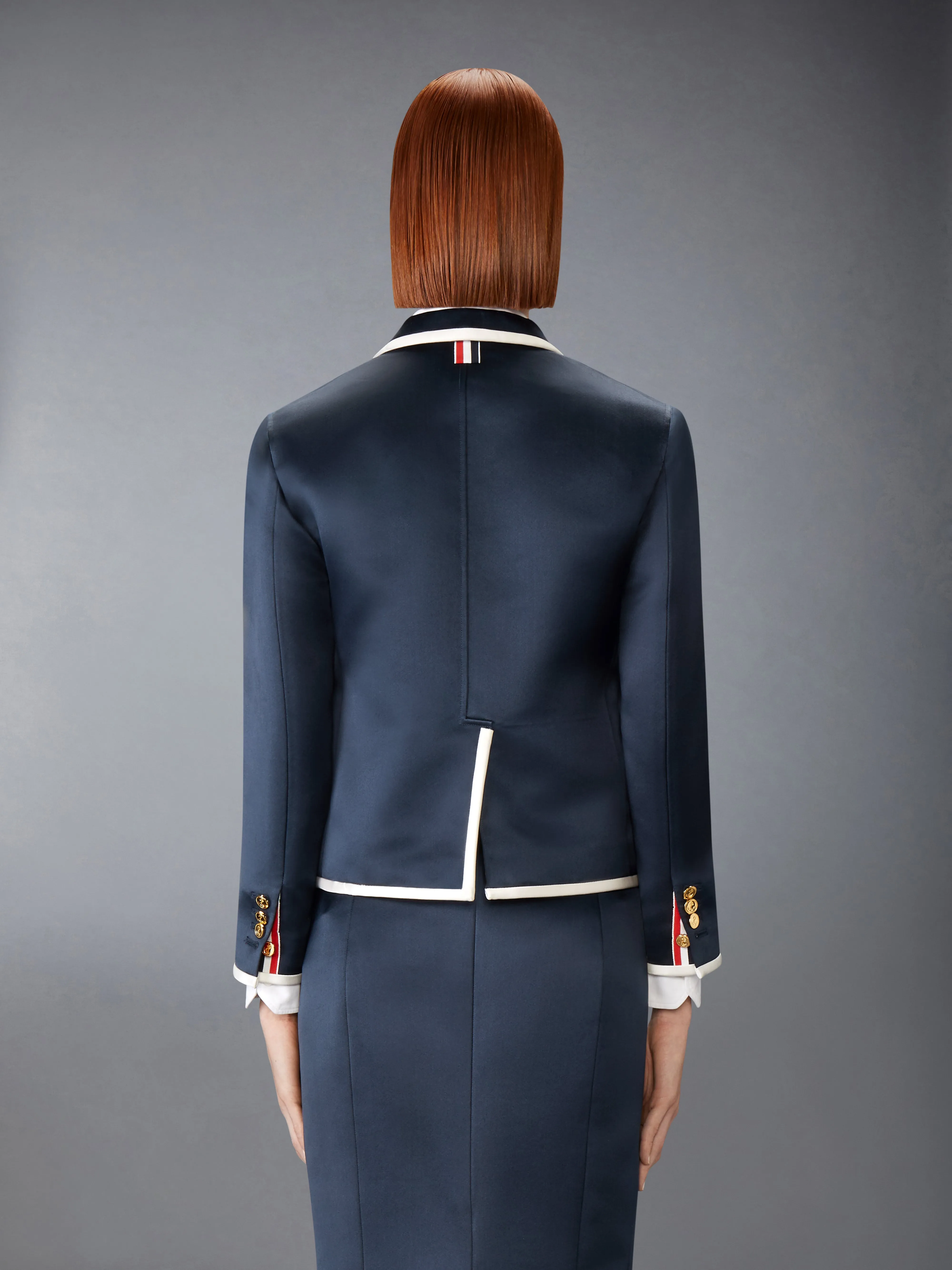 SOLID DOUBLE DUCHESS SPORTCOAT sold by Thom Browne product image thumbnail 2