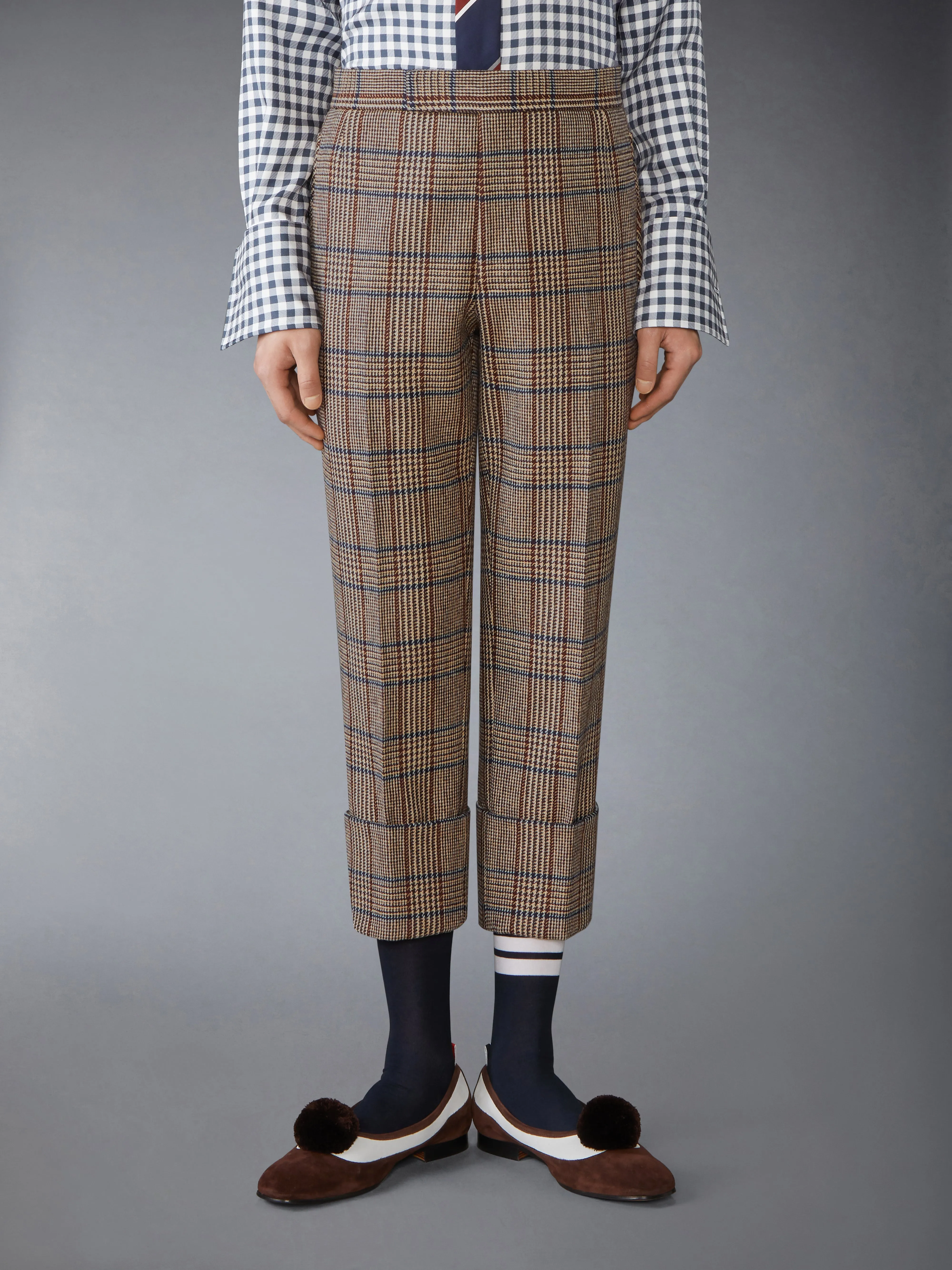 HUNTING TWEED TROUSER sold by Thom Browne