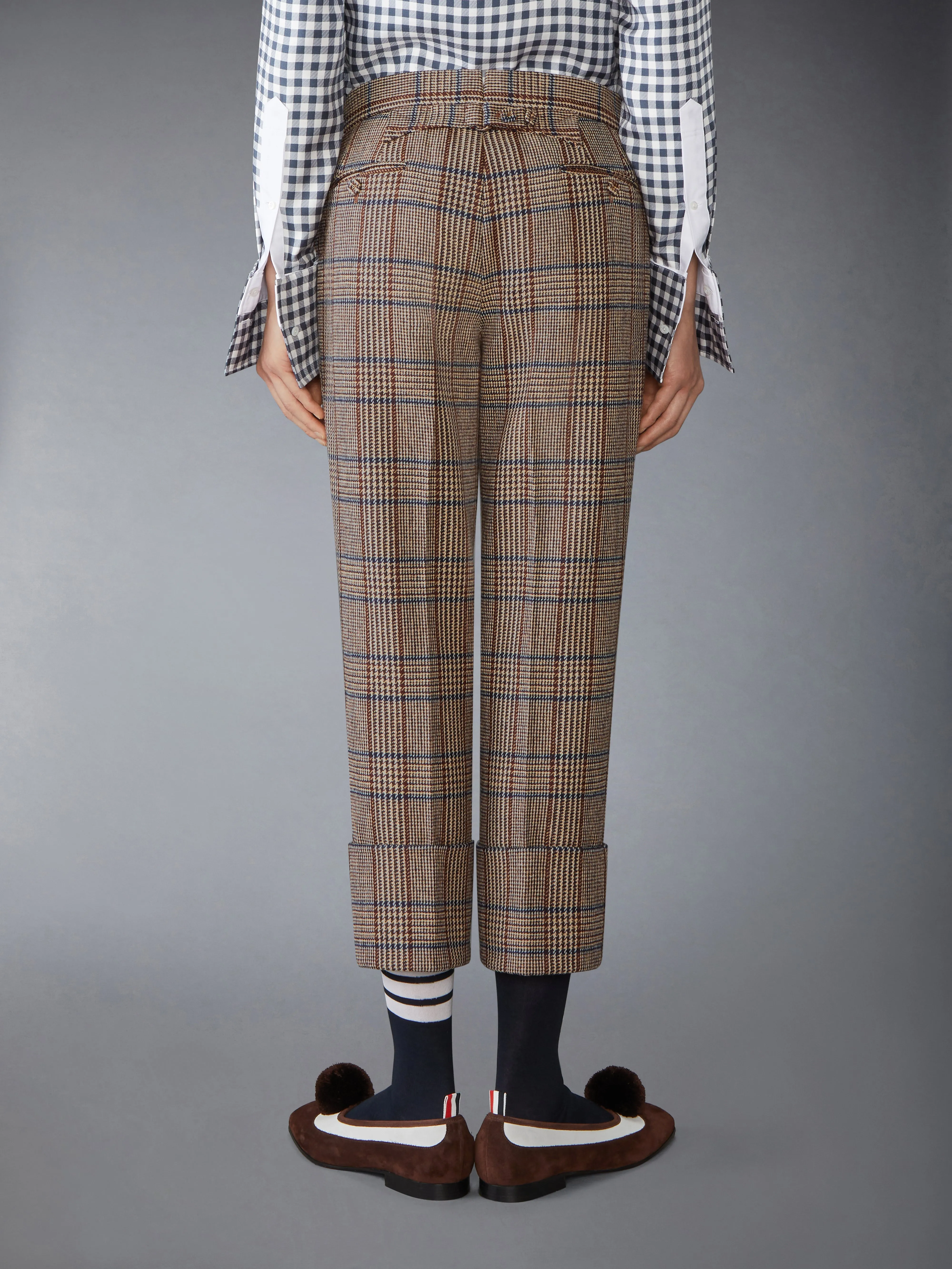 HUNTING TWEED TROUSER sold by Thom Browne product image thumbnail 2