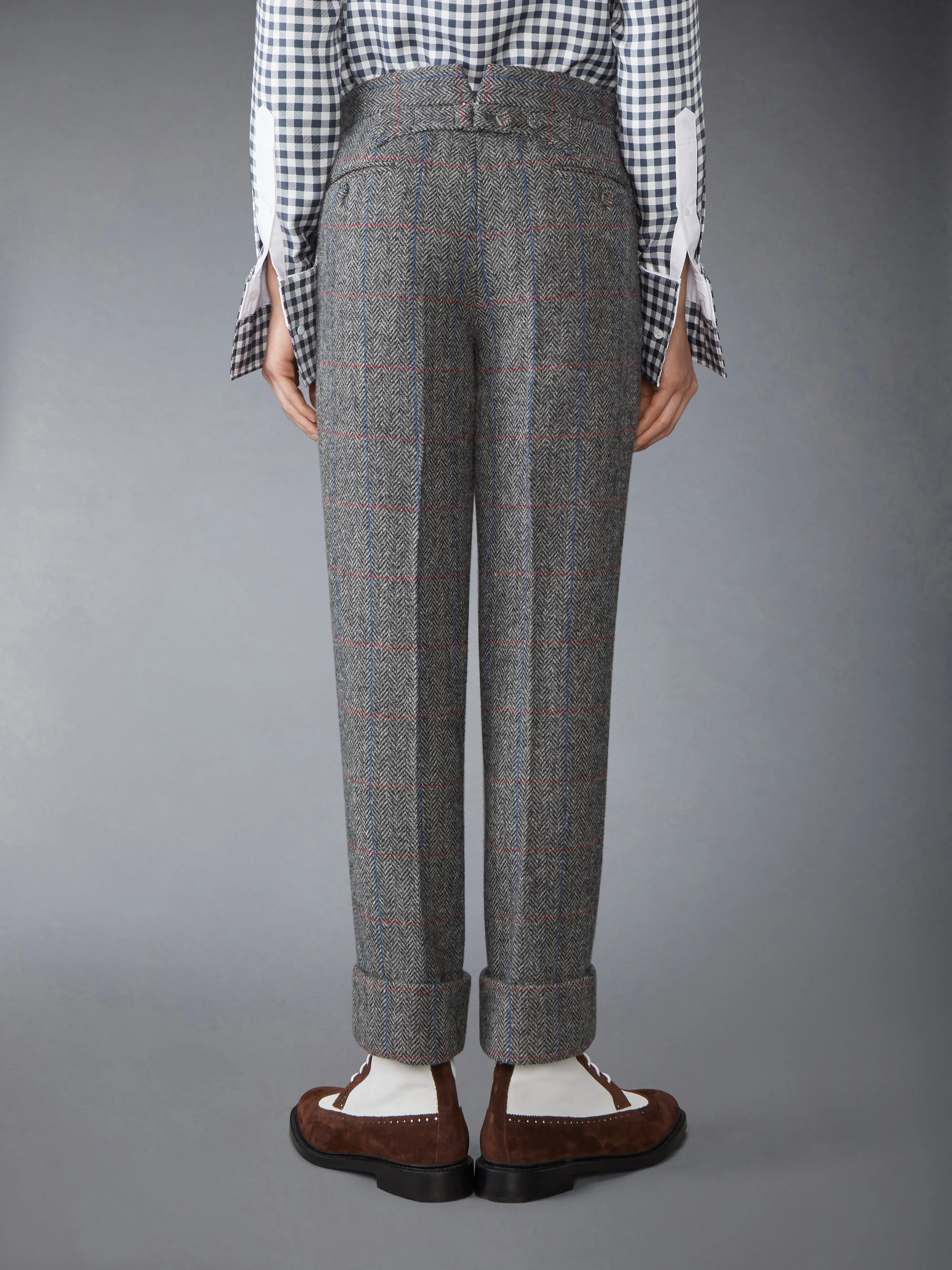 HUNTING TWEED TROUSER sold by Thom Browne product image thumbnail 2