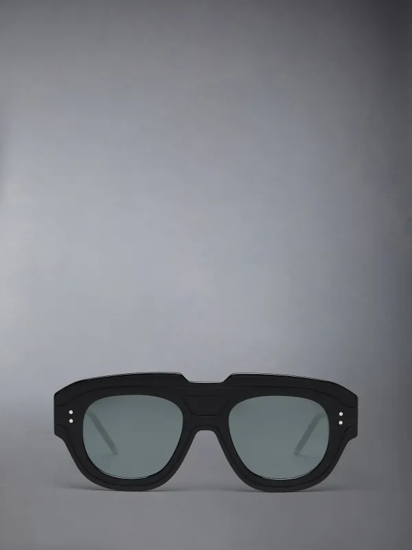 ACETATE RECTANGULAR SUNGLASSES sold by Thom Browne