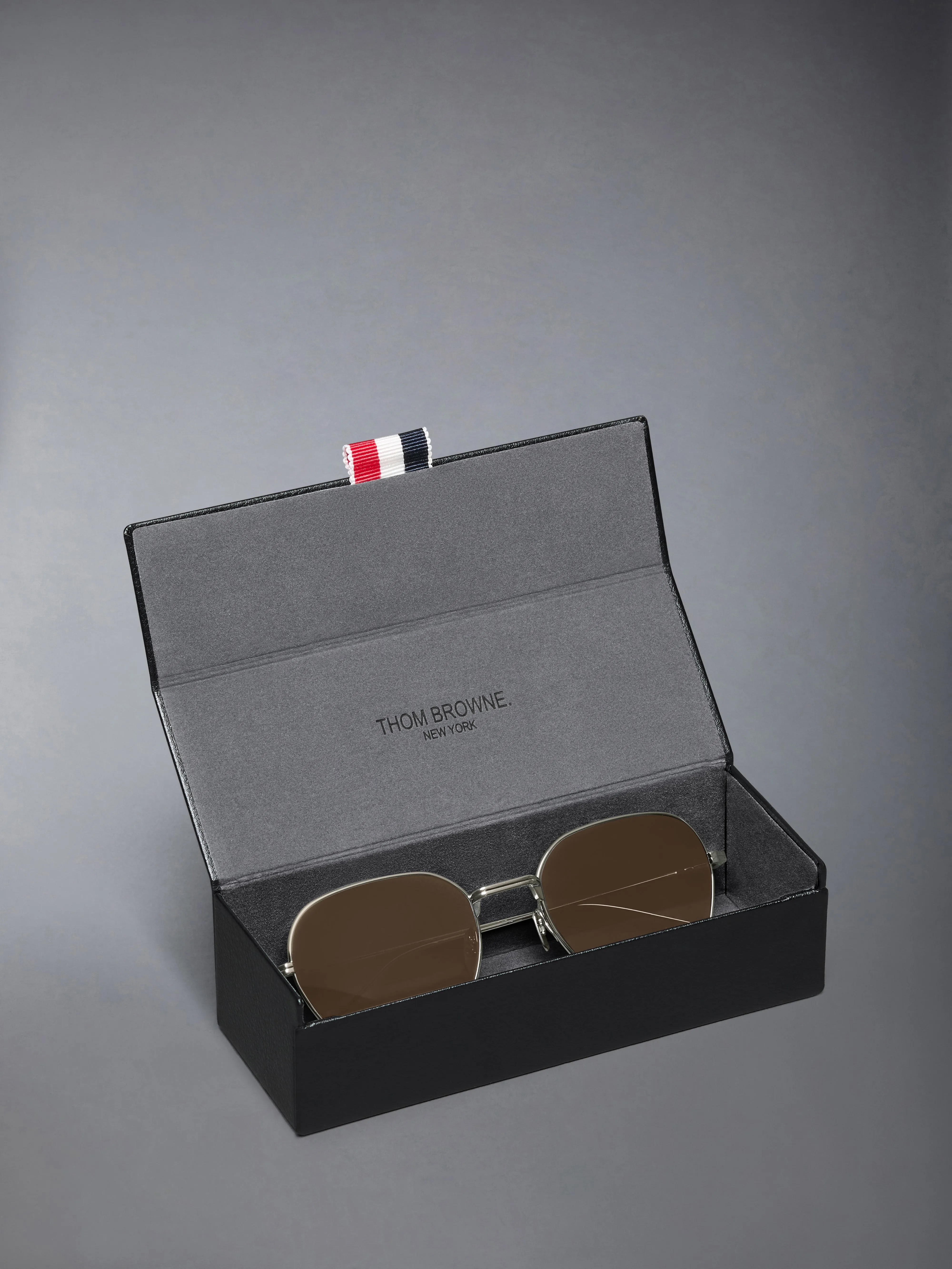 TITANIUM RECTANGULAR SUNGLASSES sold by Thom Browne product image thumbnail 4