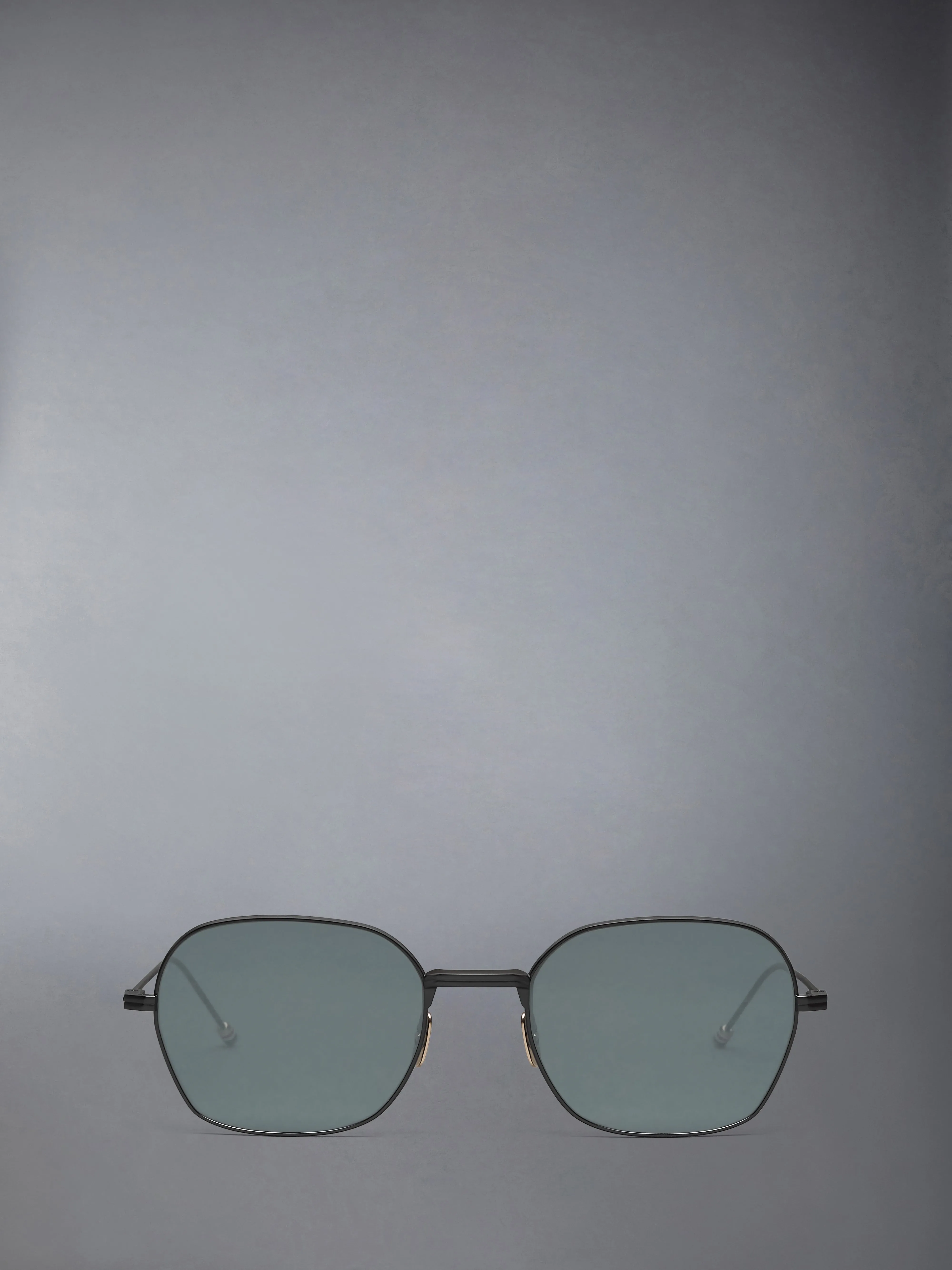 TITANIUM RECTANGULAR SUNGLASSES sold by Thom Browne