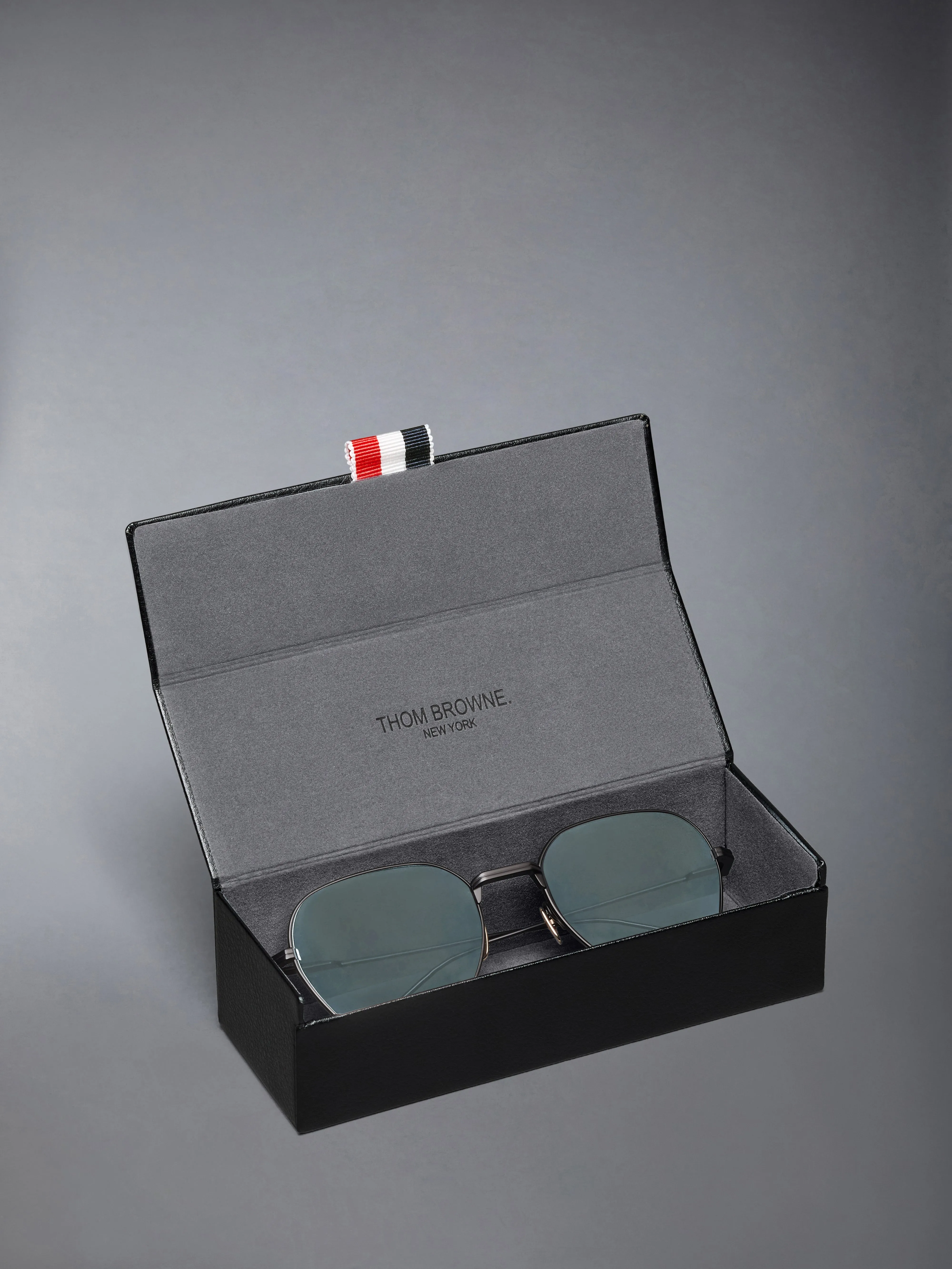 TITANIUM RECTANGULAR SUNGLASSES sold by Thom Browne product image thumbnail 4