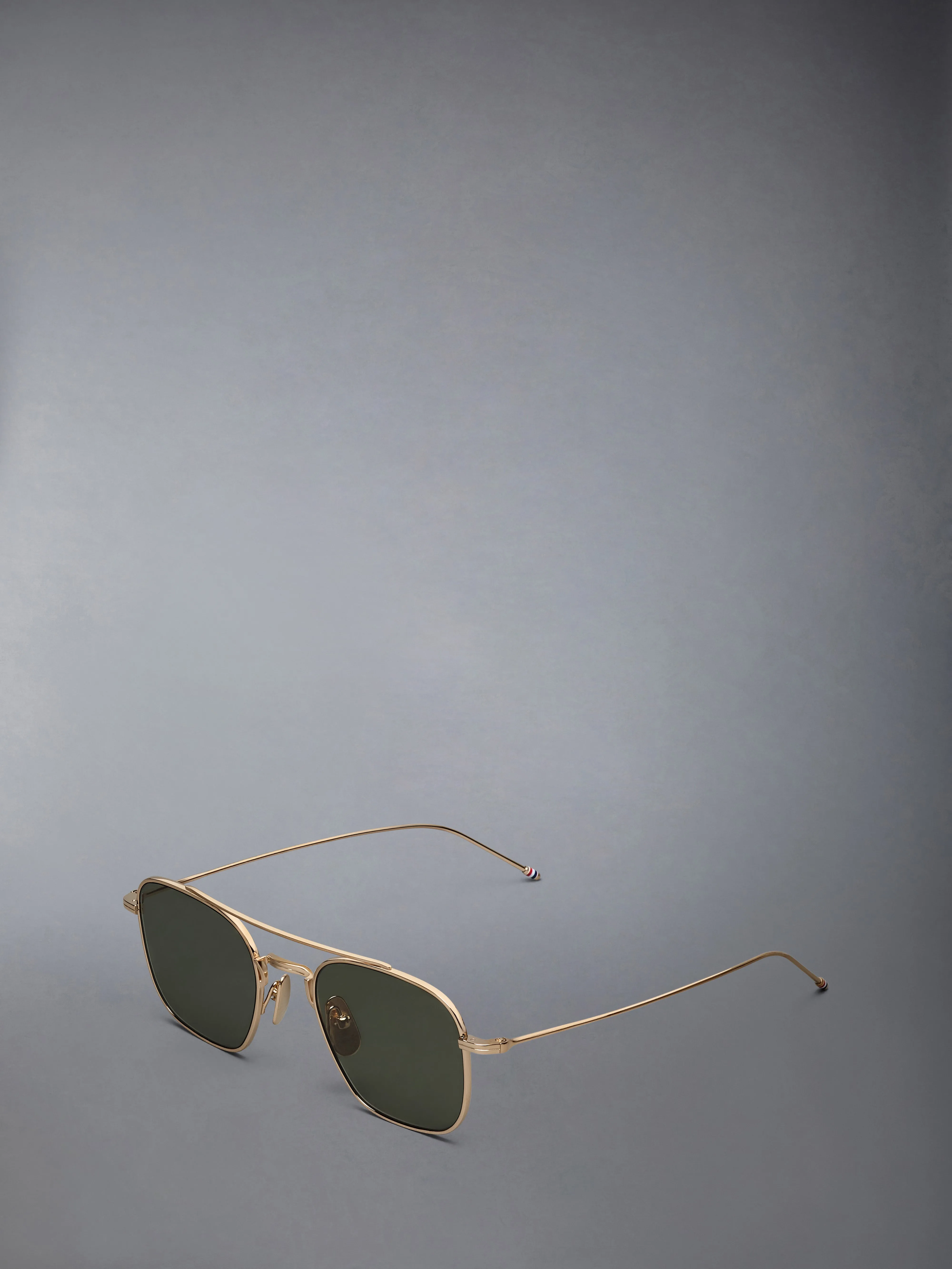 TITANIUM SQUARED AVIATOR SUNGLASSES sold by Thom Browne product image thumbnail 2