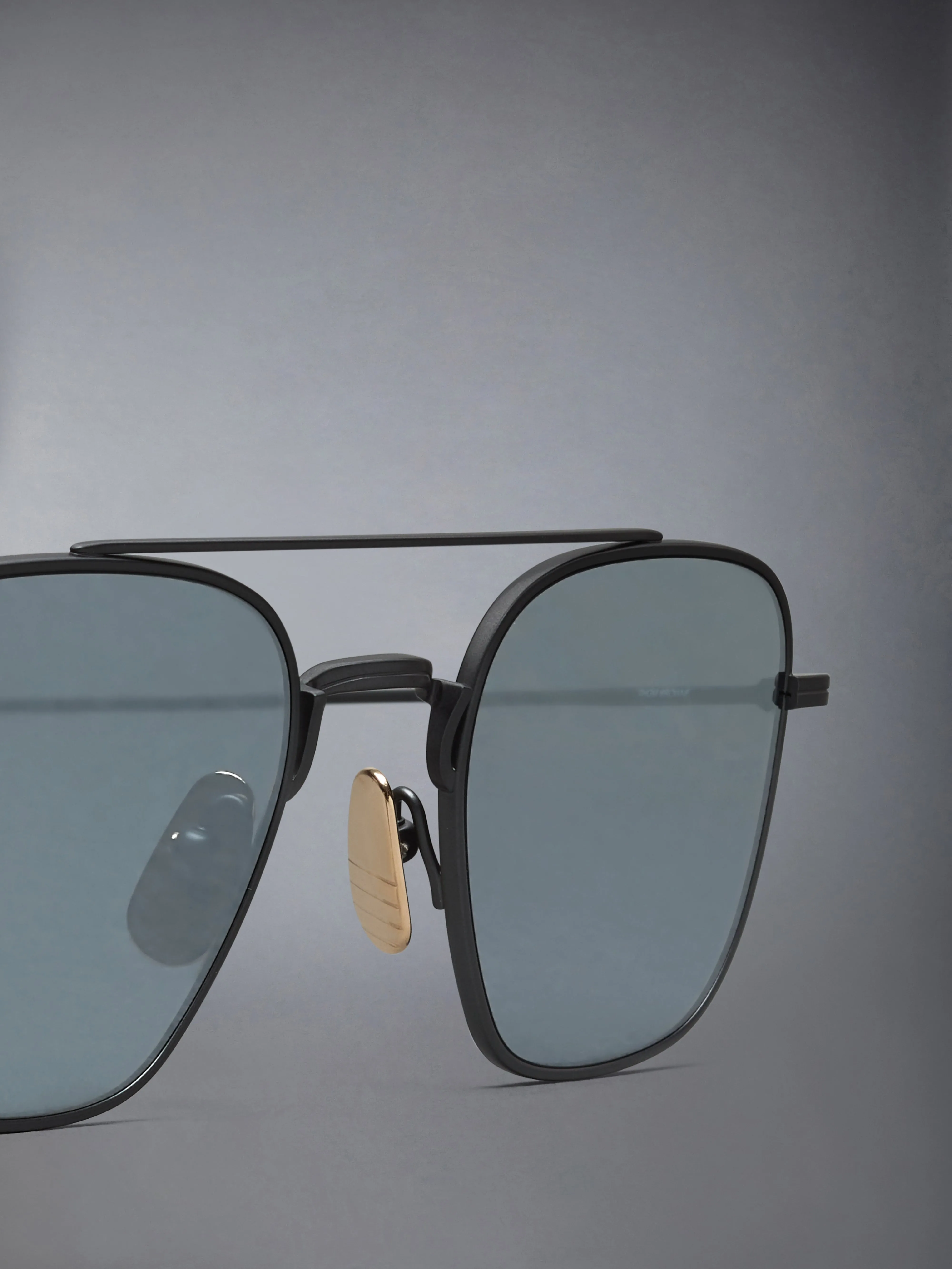 TITANIUM SQUARED AVIATOR SUNGLASSES sold by Thom Browne product image thumbnail 3