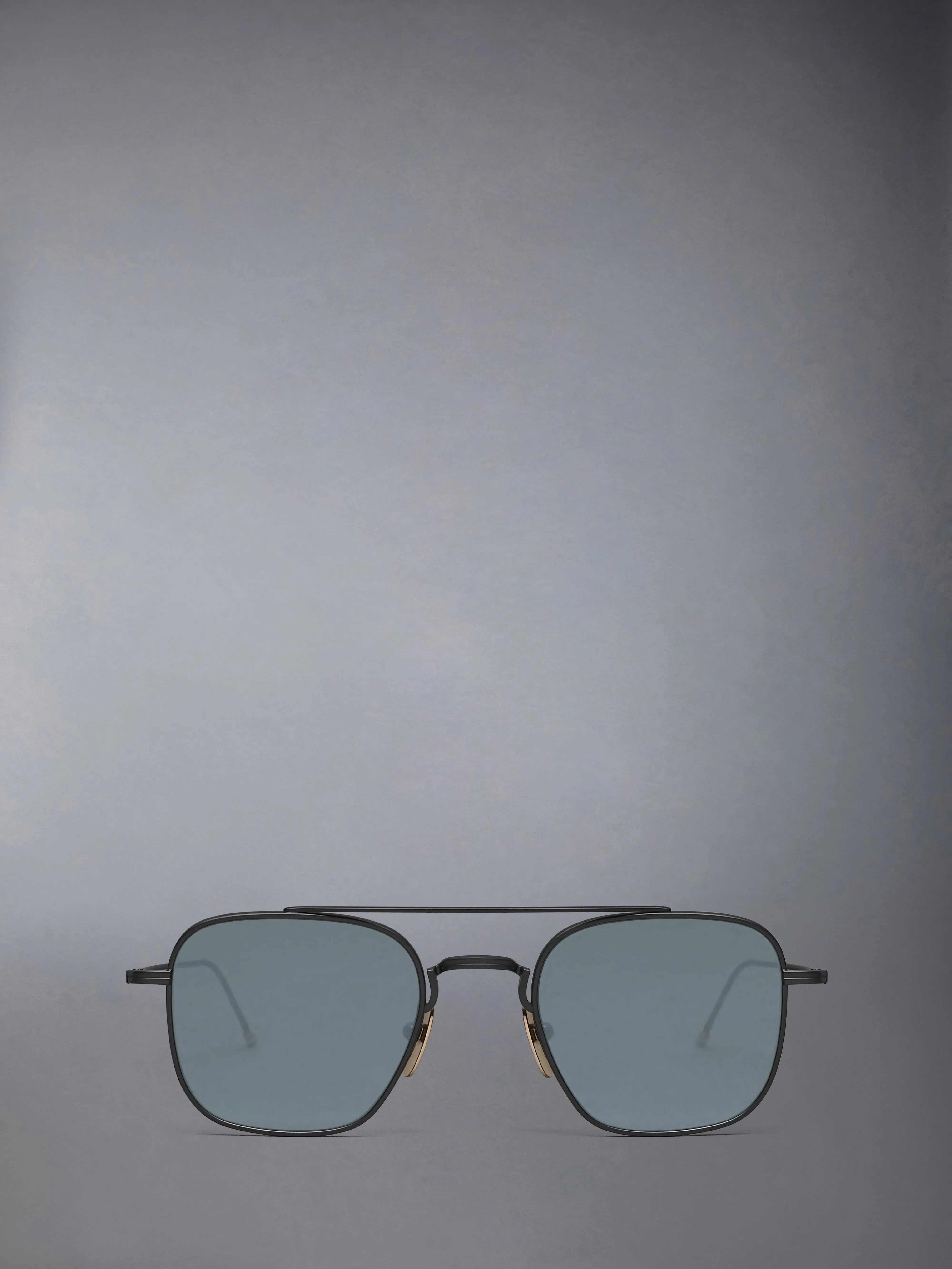 TITANIUM SQUARED AVIATOR SUNGLASSES sold by Thom Browne
