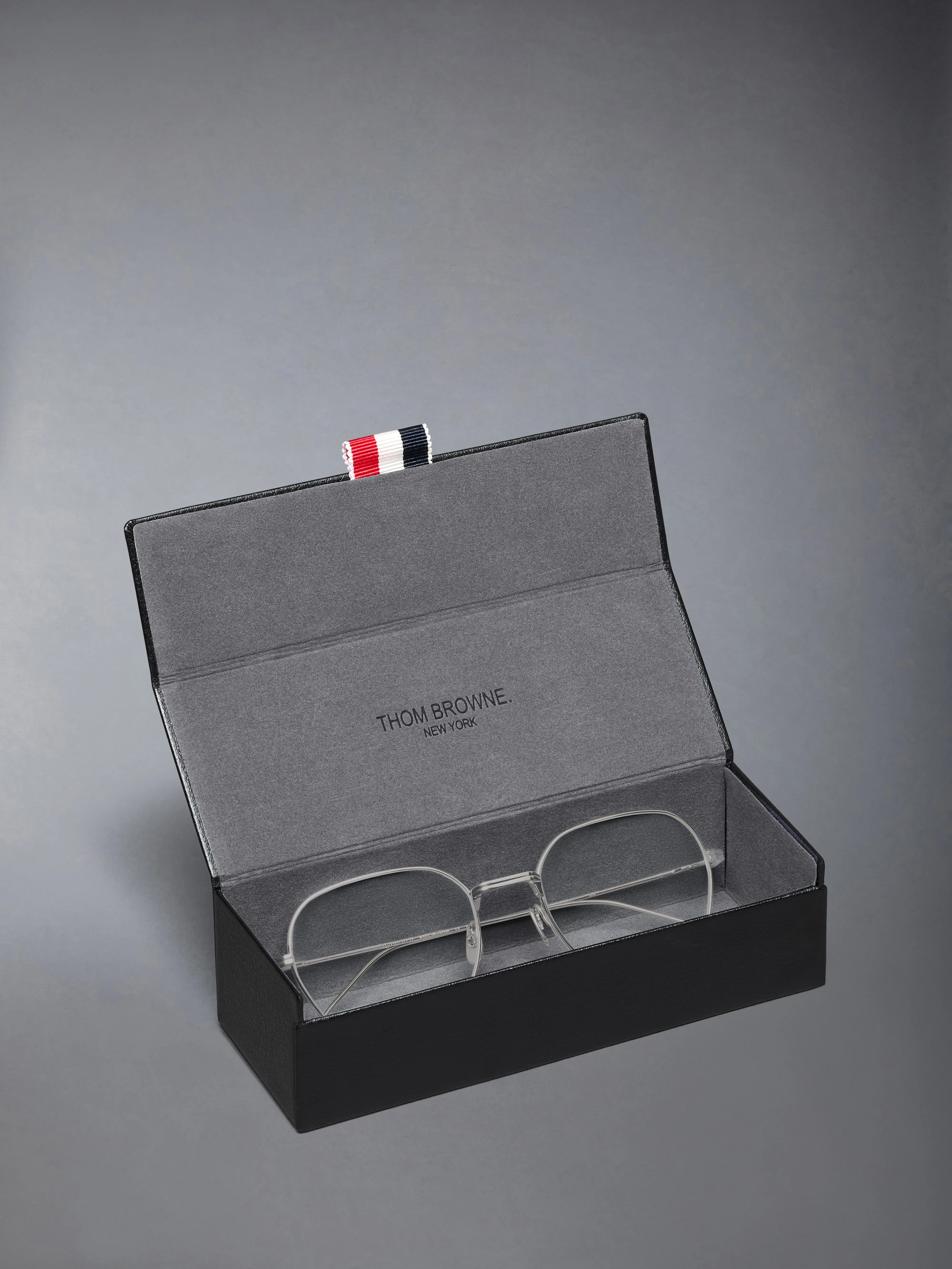 TITANIUM RECTANGULAR EYEGLASSES sold by Thom Browne product image thumbnail 4