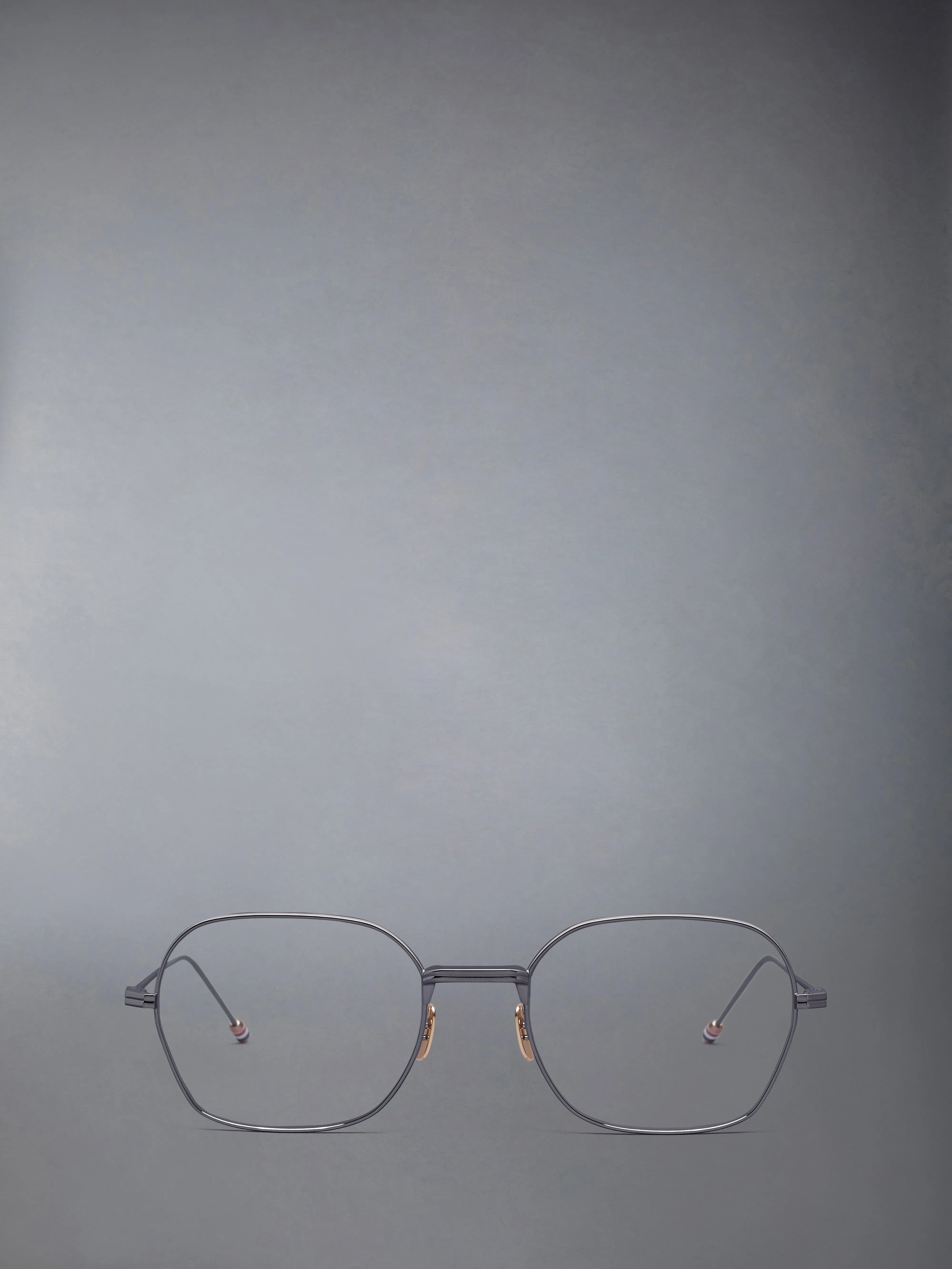 TITANIUM RECTANGULAR EYEGLASSES sold by Thom Browne