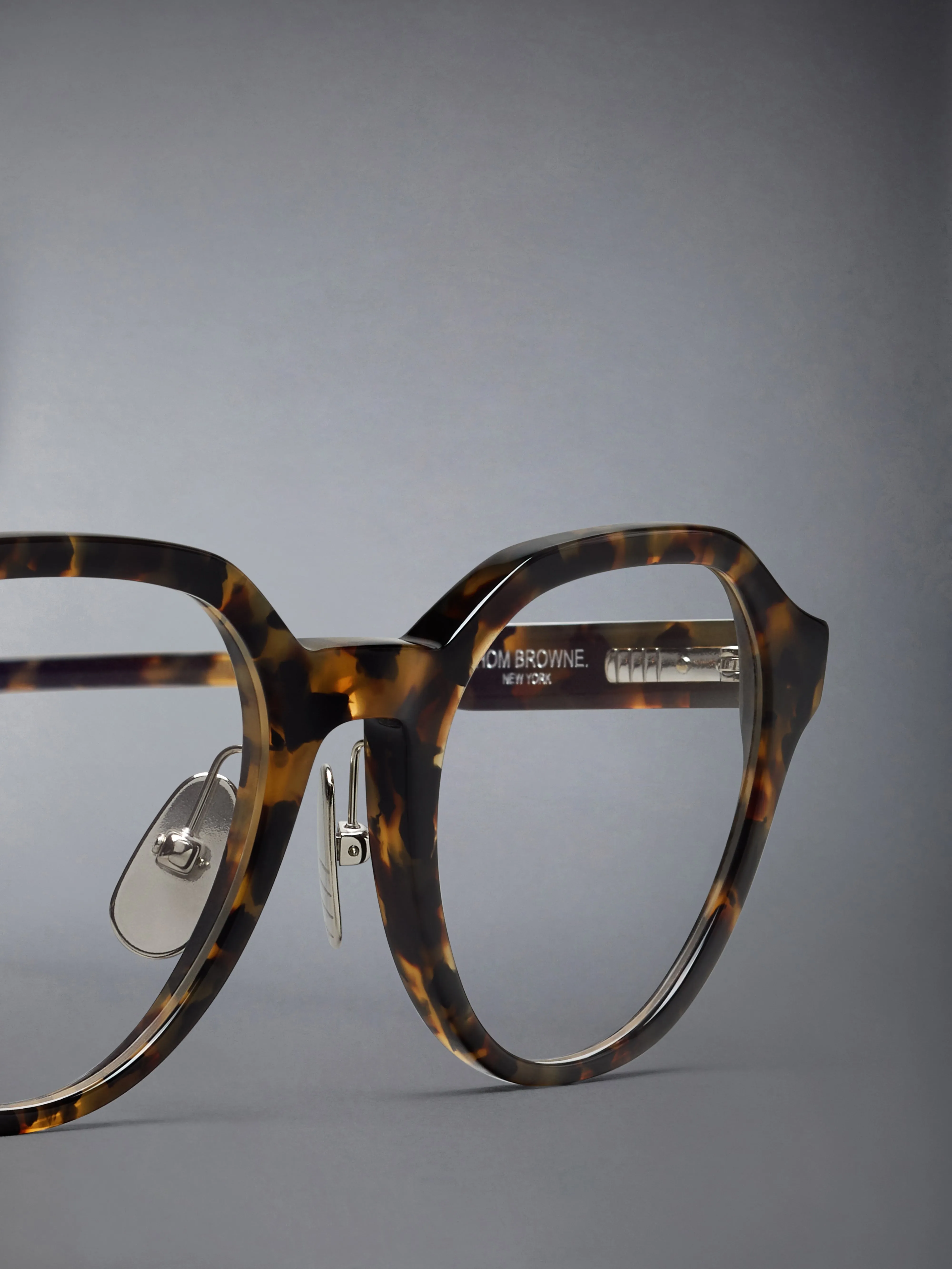 ACETATE OVAL EYEGLASSES sold by Thom Browne product image thumbnail 3