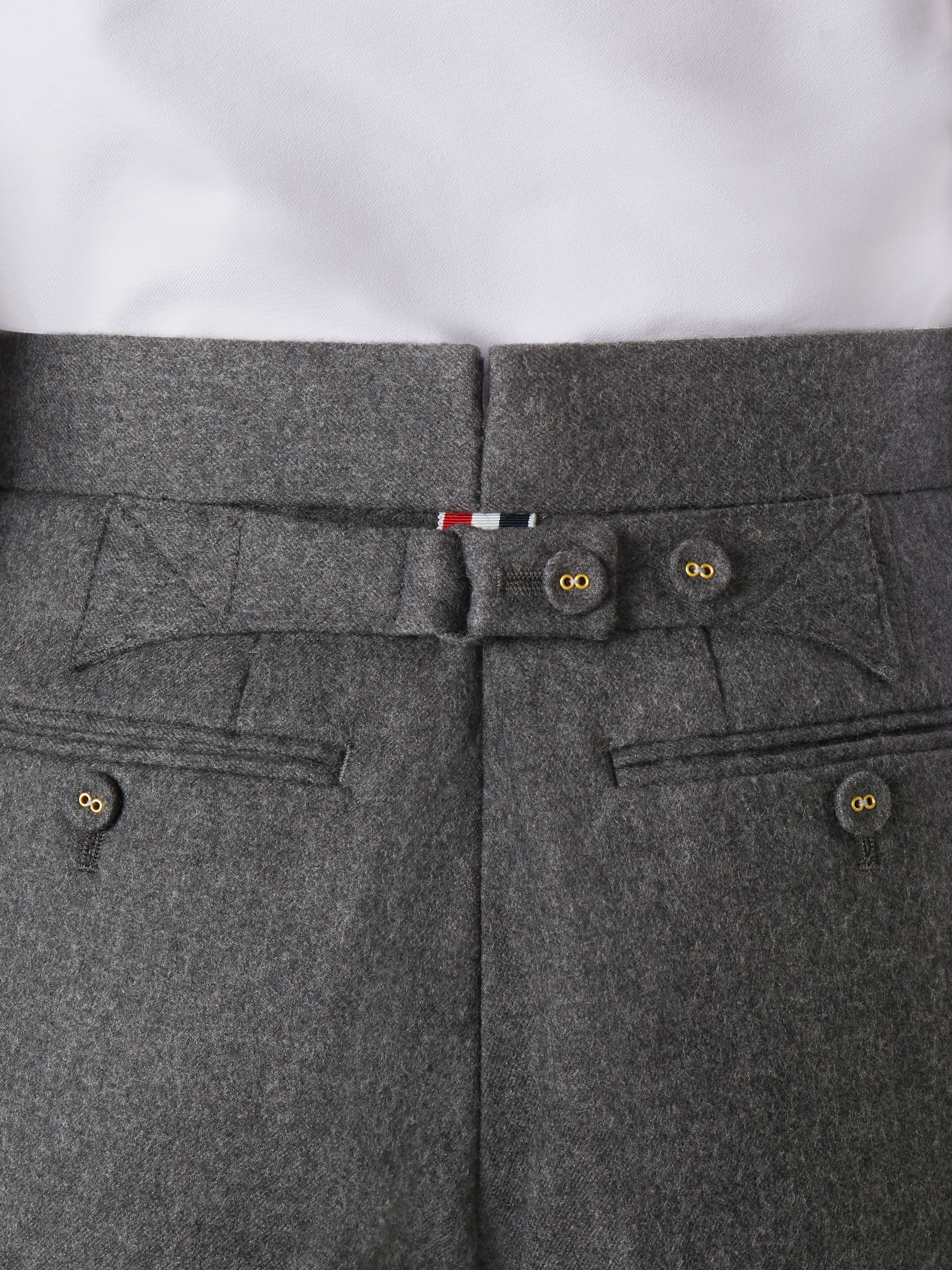 SOLID WOOL FLANNEL BERMUDA SHORT sold by Thom Browne product image thumbnail 4