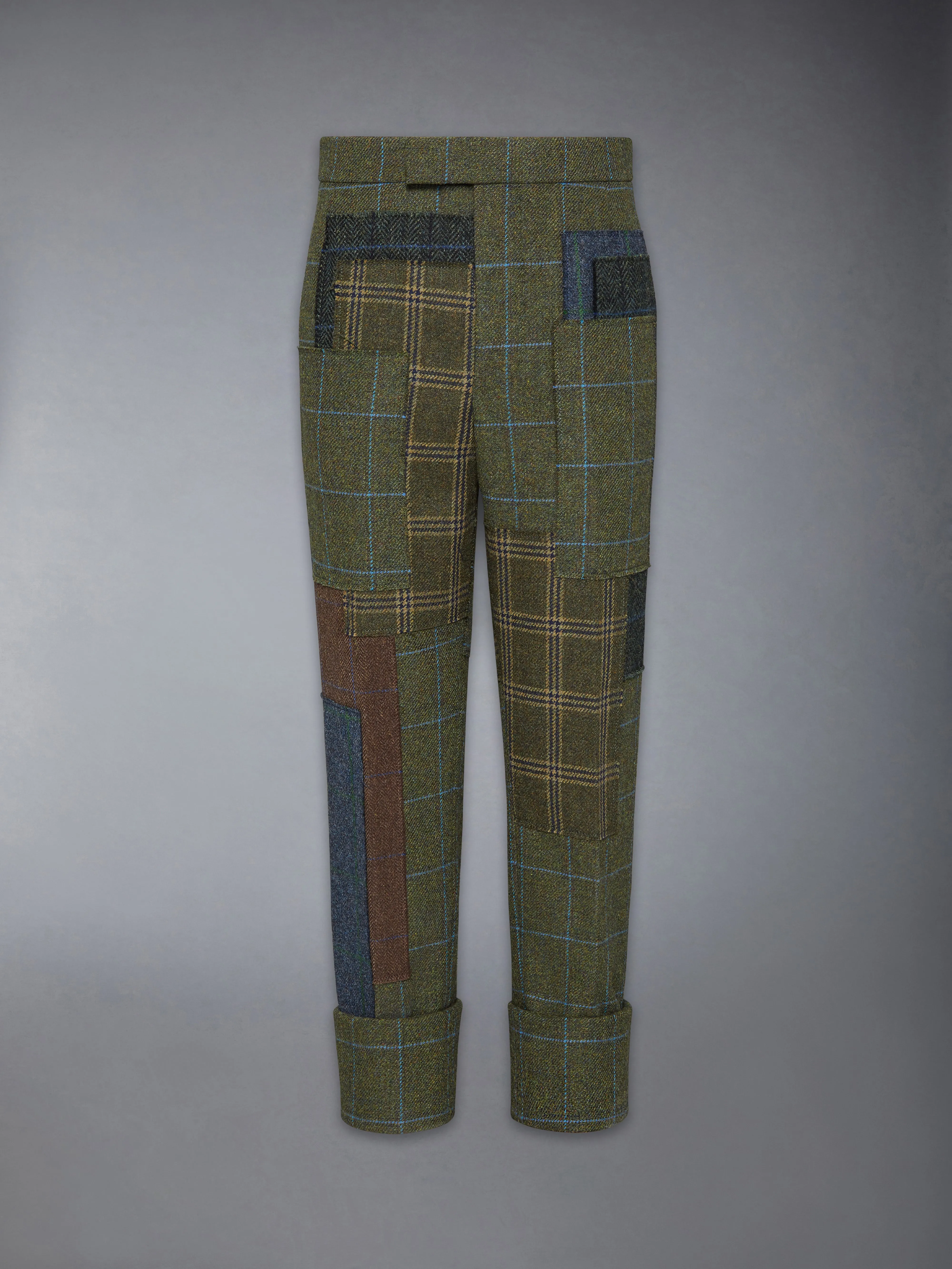 HUNTING TWEED BACKSTRAP TROUSER sold by Thom Browne product image thumbnail 5