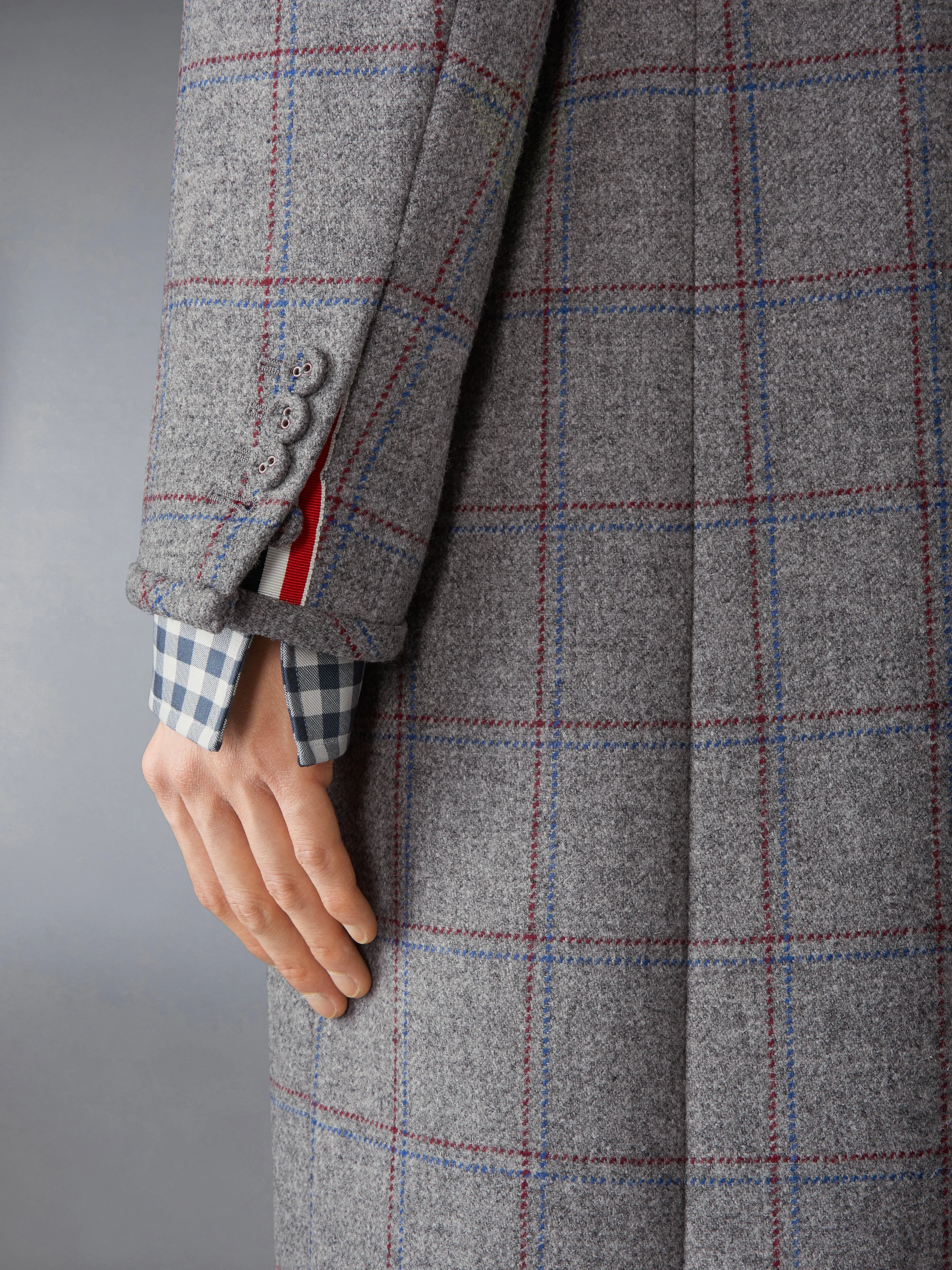 BROWNE 65 ARMBAND BAL COLLAR COAT sold by Thom Browne product image thumbnail 5