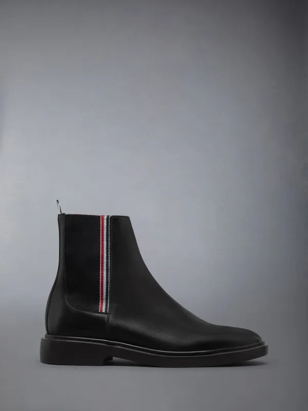 VITELLO CALF RWB RUBBER SOLE CHELSEA BOOT sold by Thom Browne