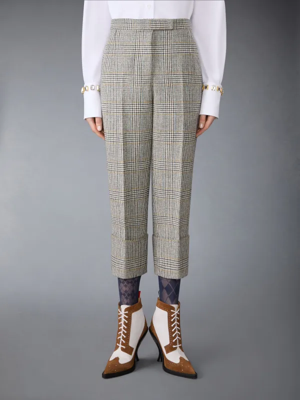 HUNTING TWEED BACKSTRAP TROUSER sold by Thom Browne