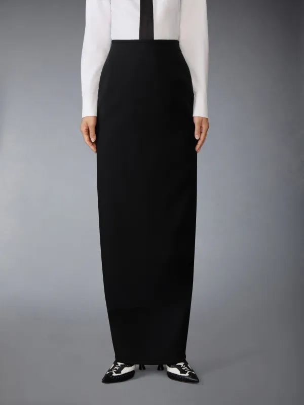 WHIPCORD HOBBLE MAXI SKIRT made by Thom Browne