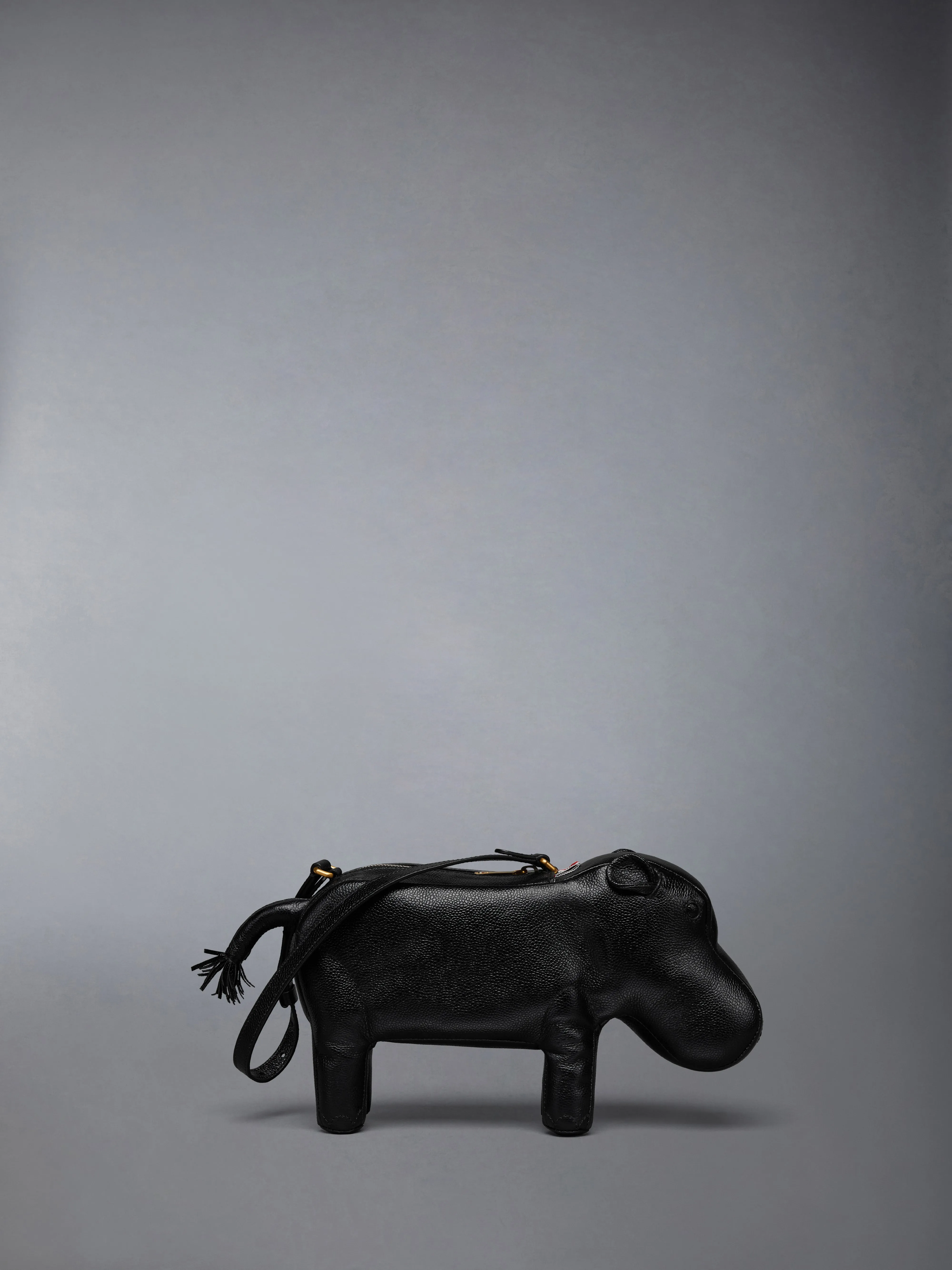 PEBBLE GRAIN HIPPO BAG sold by Thom Browne product image thumbnail 3