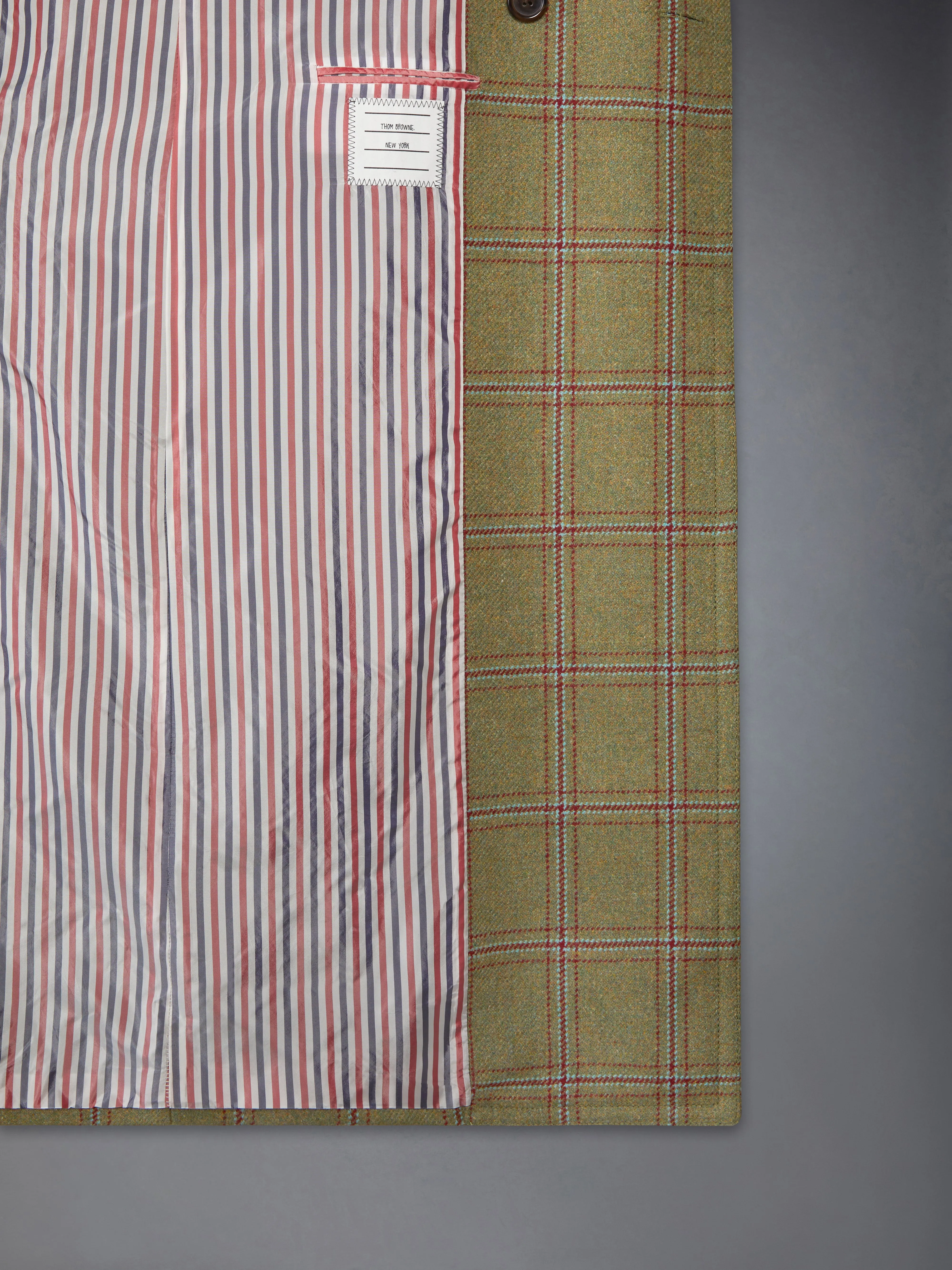 HUNTING TWEED OVERSIZED TRENCH sold by Thom Browne product image thumbnail 5