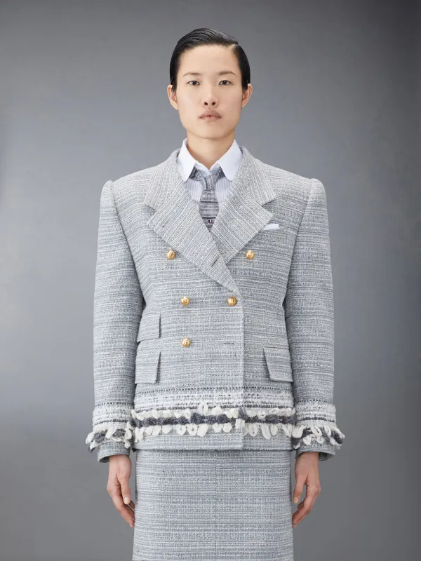 TWEED OVERSIZED DOUBLE BREASTED SPORT COAT sold by Thom Browne