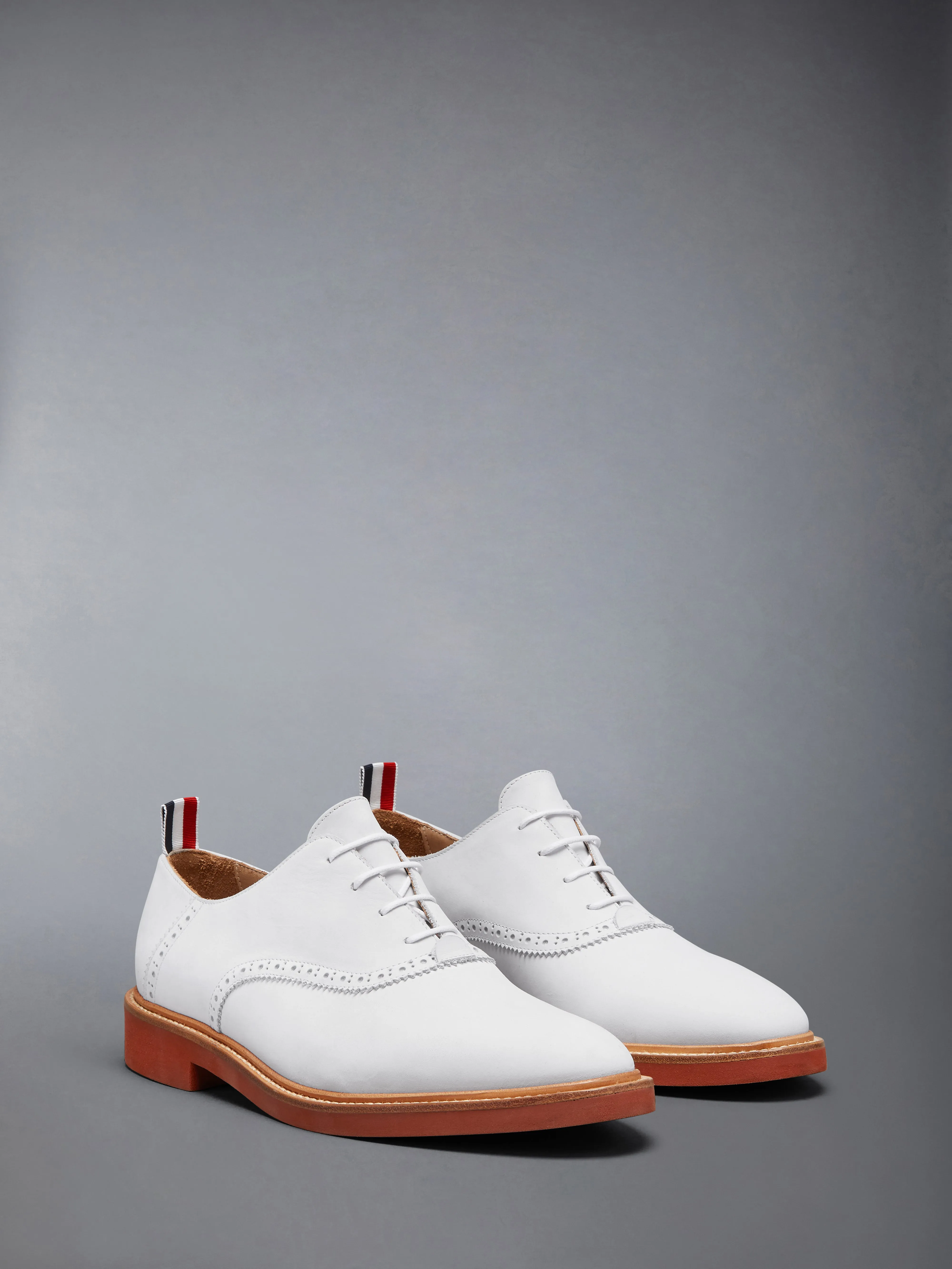 NUBUCK MICRO SOLE SADDLE SHOES sold by Thom Browne product image thumbnail 2