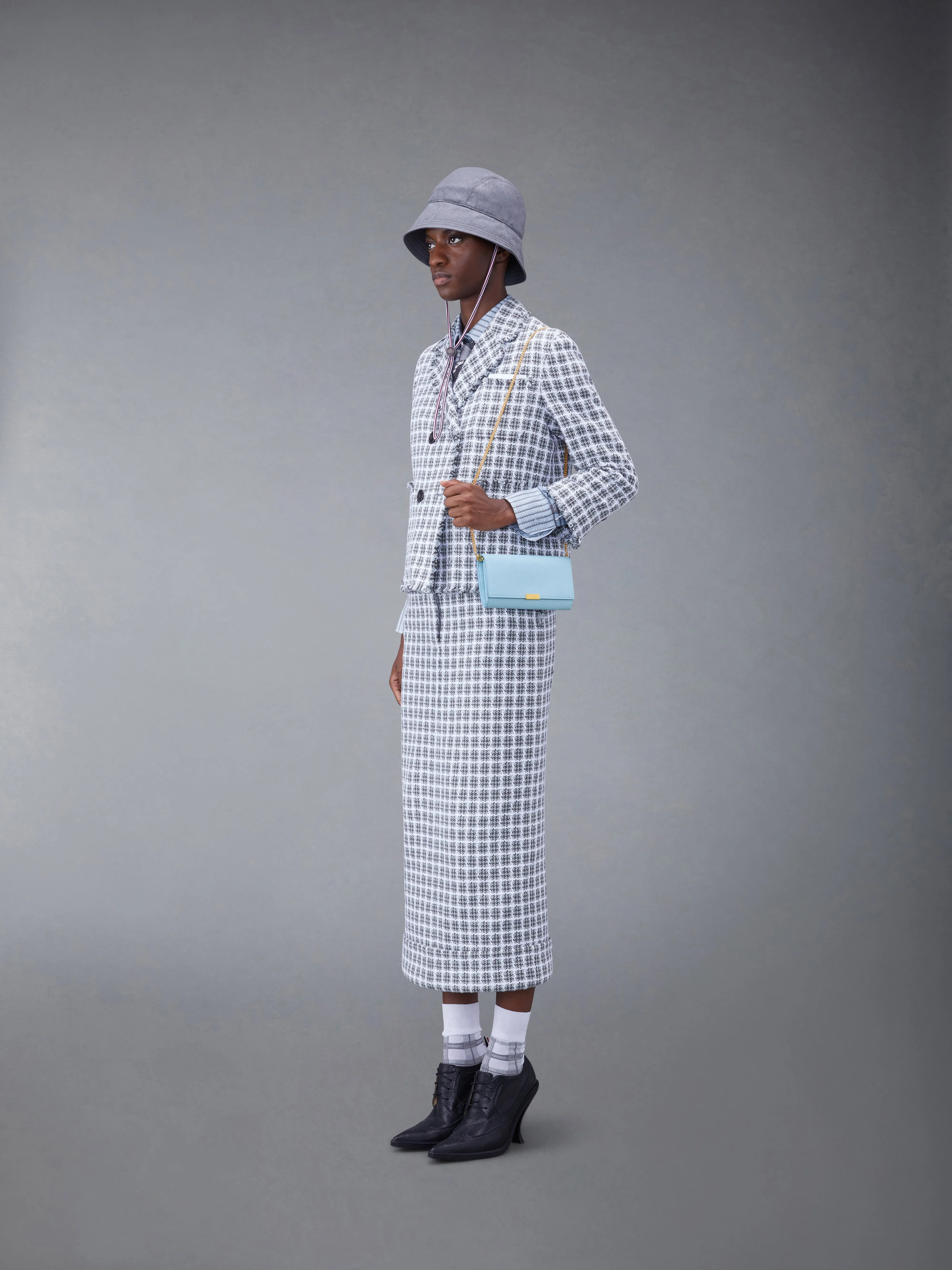 PEBBLE GRAIN PAVE WALLET sold by Thom Browne product image thumbnail 3