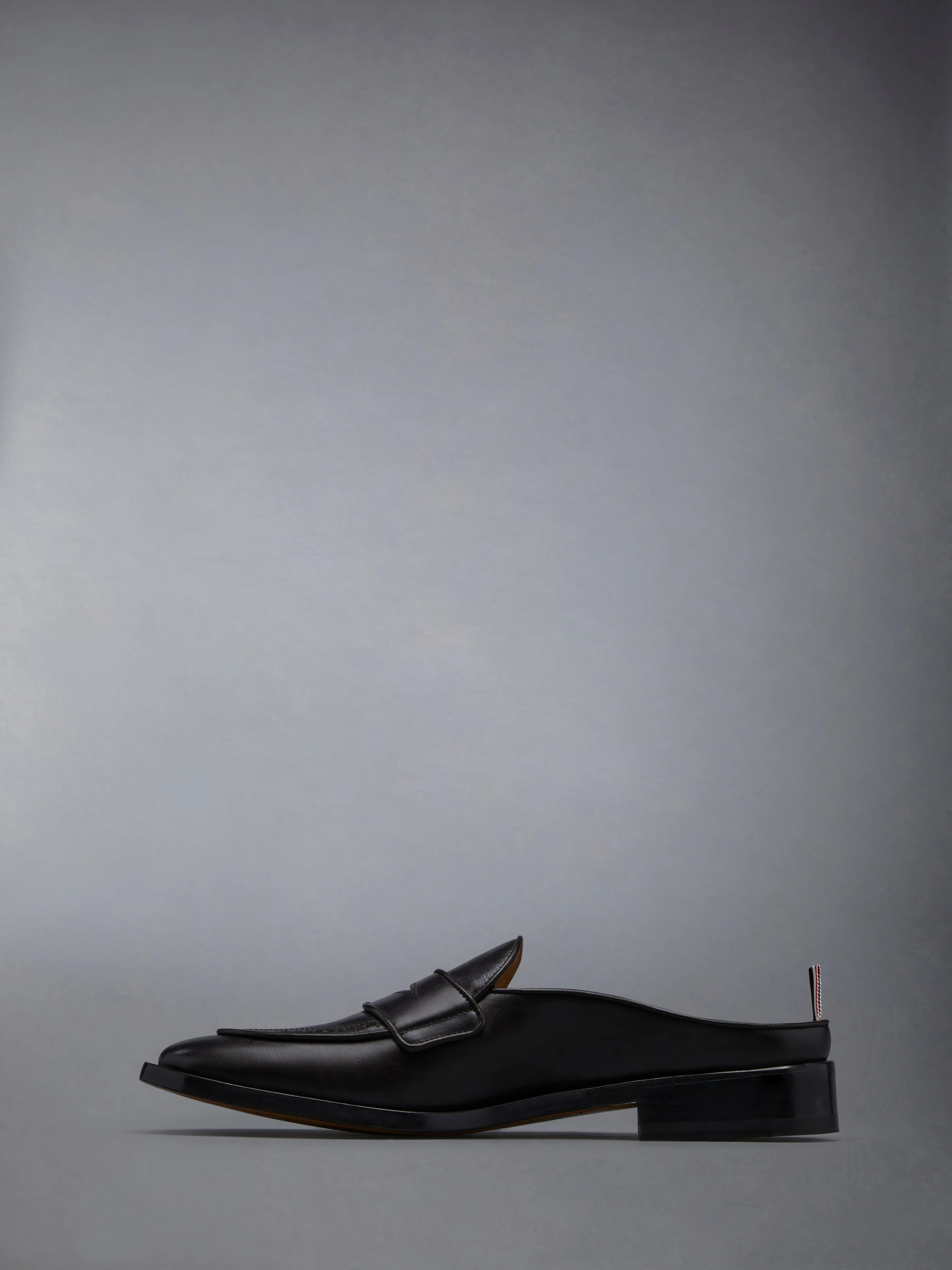 Box Calf Flexible Leather Sole Varsity Penny Loafer Mule sold by Thom Browne product image thumbnail 3