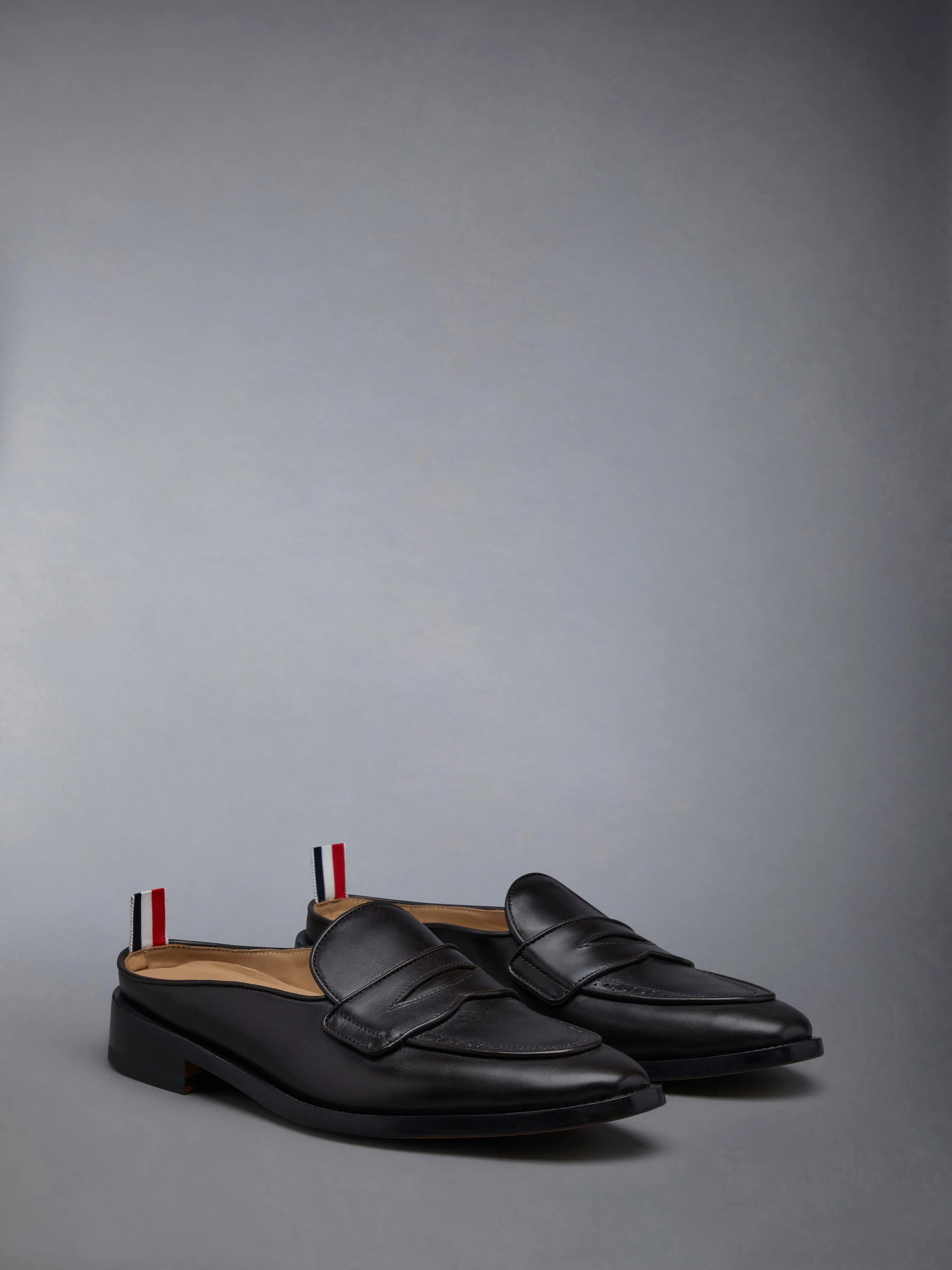 Box Calf Flexible Leather Sole Varsity Penny Loafer Mule sold by Thom Browne product image thumbnail 2