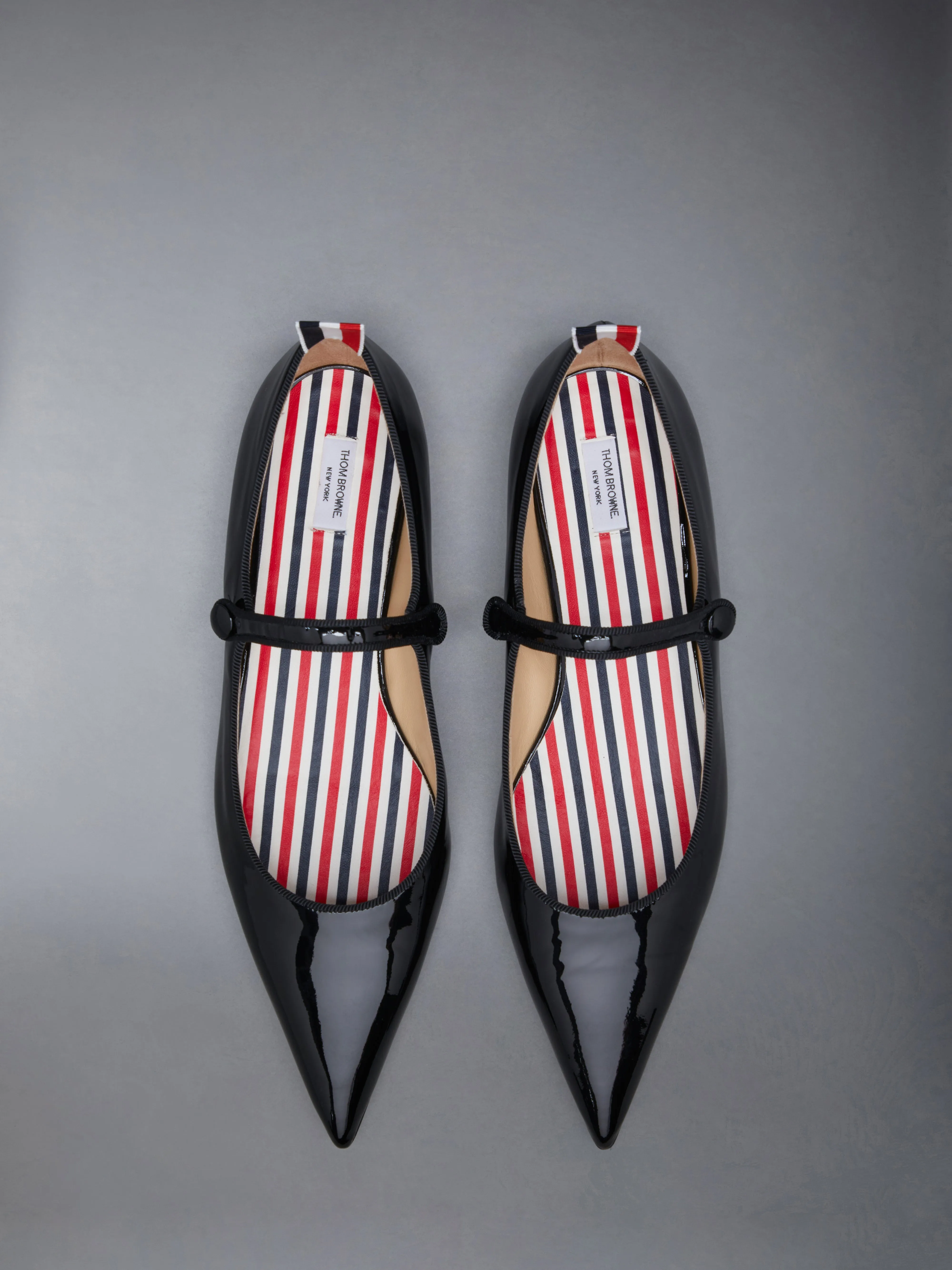 Soft Patent Leather Pointed Thom John Flat sold by Thom Browne product image thumbnail 4
