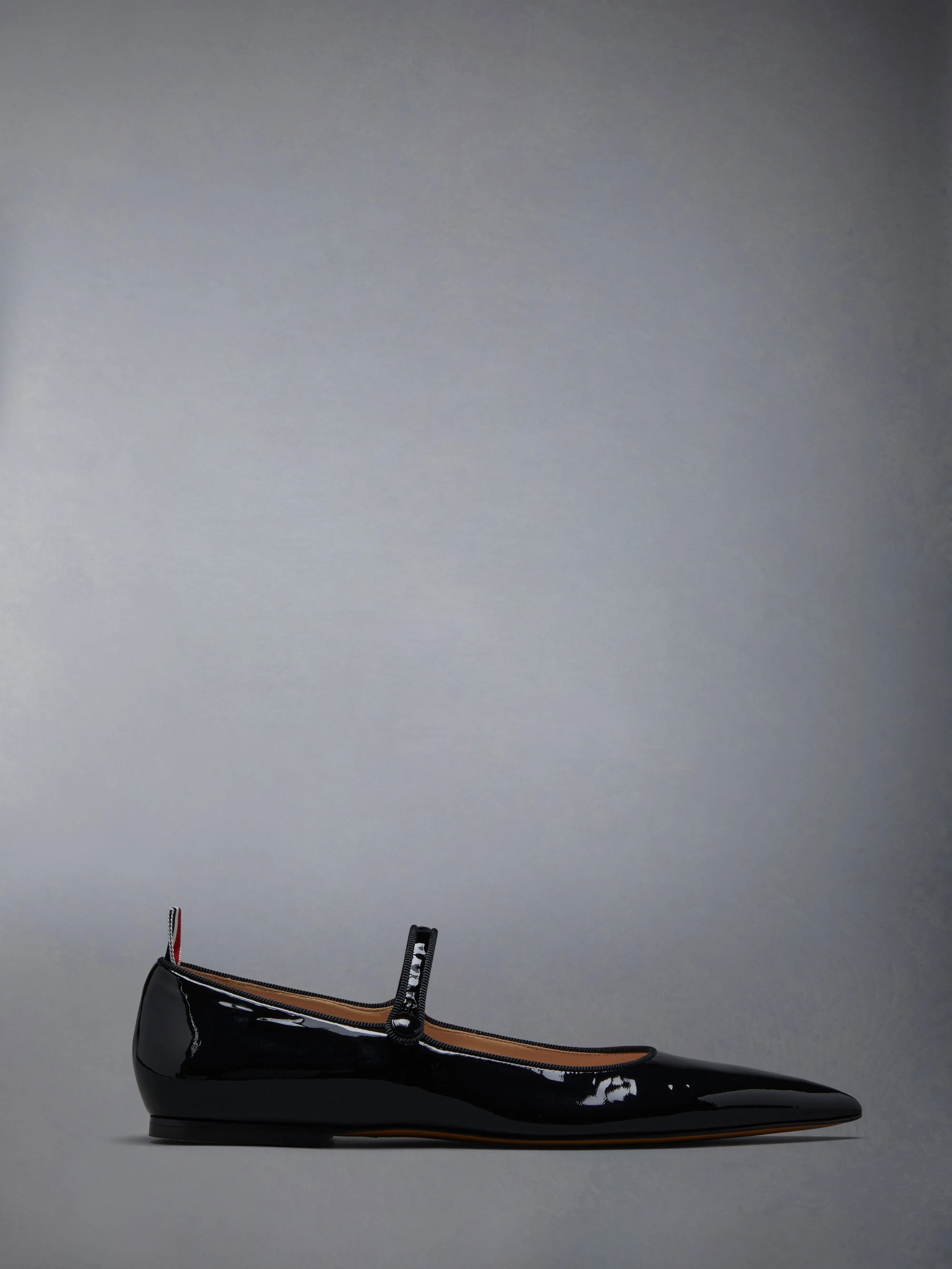 Soft Patent Leather Pointed Thom John Flat sold by Thom Browne