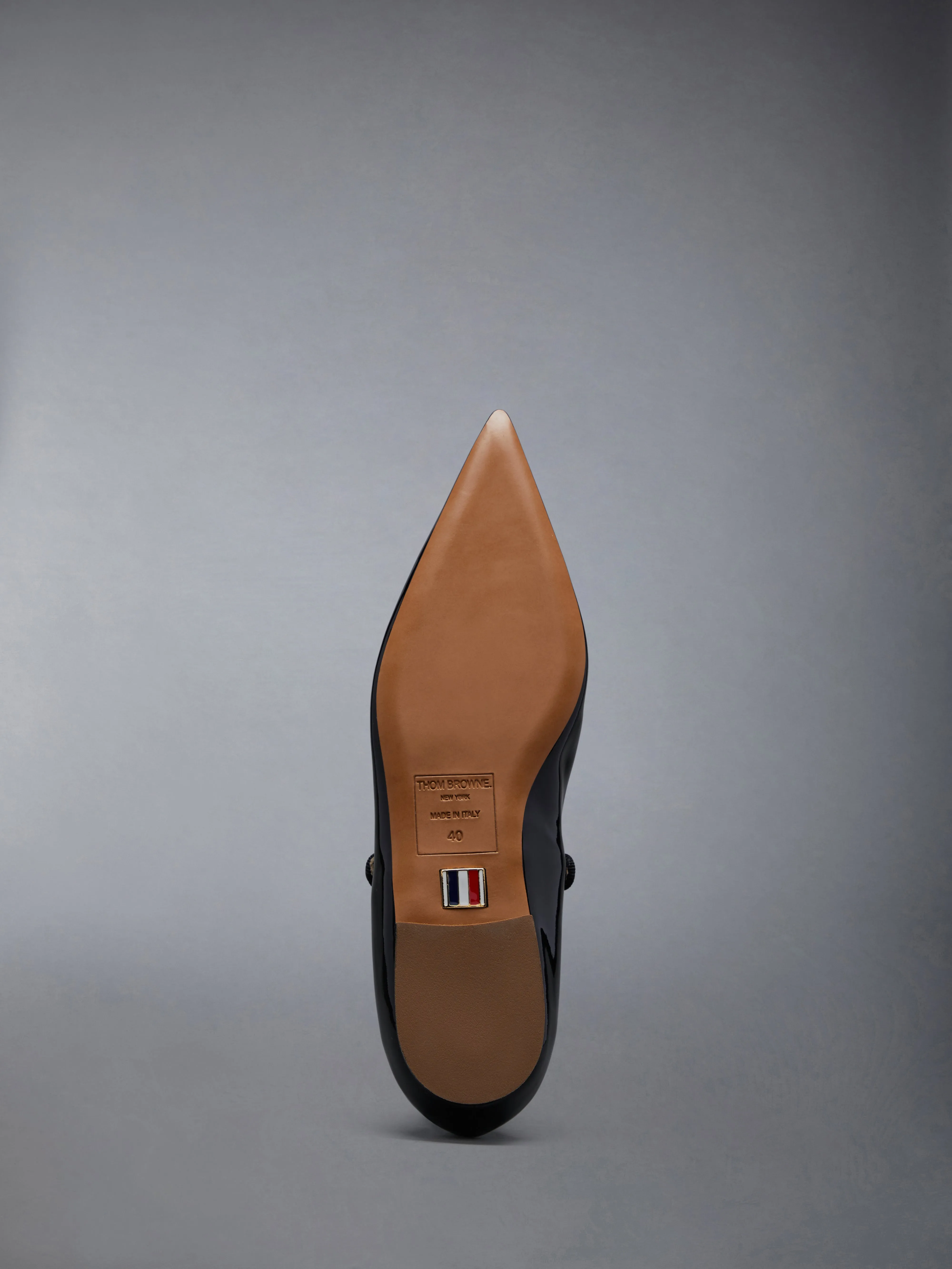 Soft Patent Leather Pointed Thom John Flat sold by Thom Browne product image thumbnail 5