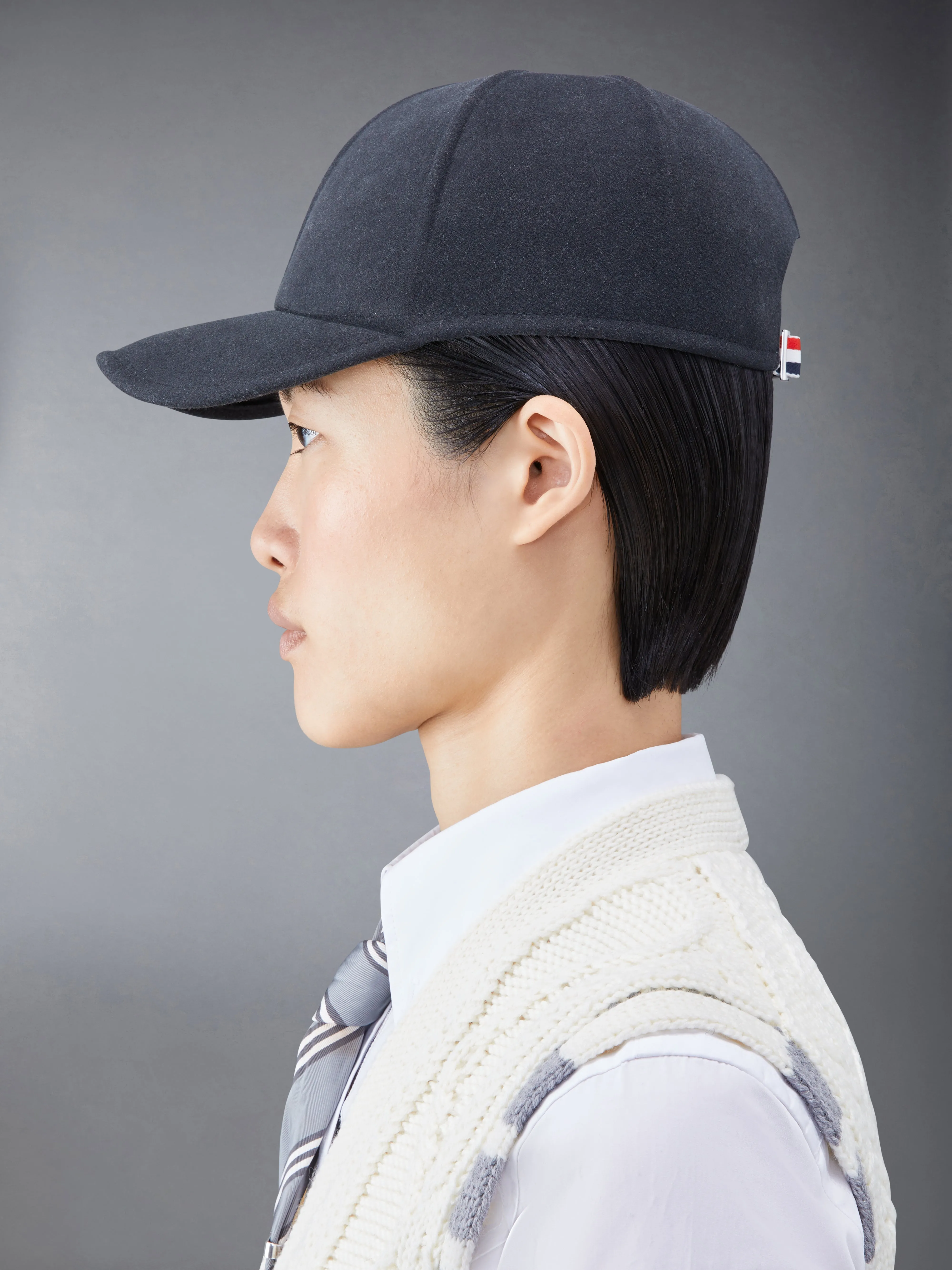 Wool Felt Baseball Cap sold by Thom Browne product image thumbnail 5