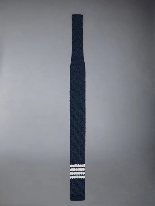 Silk Twill Stitch 4-Bar Tie Scarf sold by Thom Browne