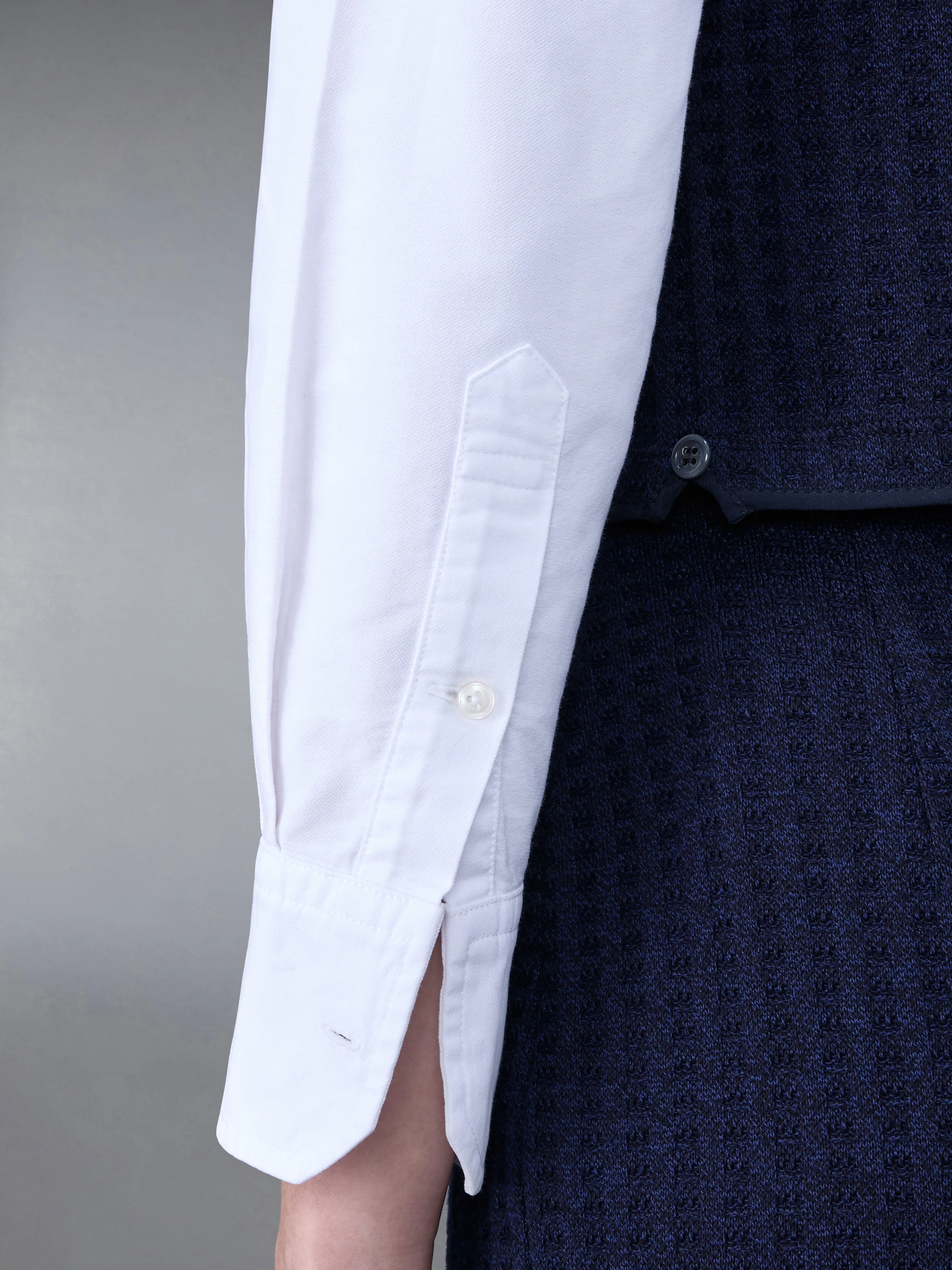 GINGHAM JACQUARD SHELL TOP sold by Thom Browne product image thumbnail 5